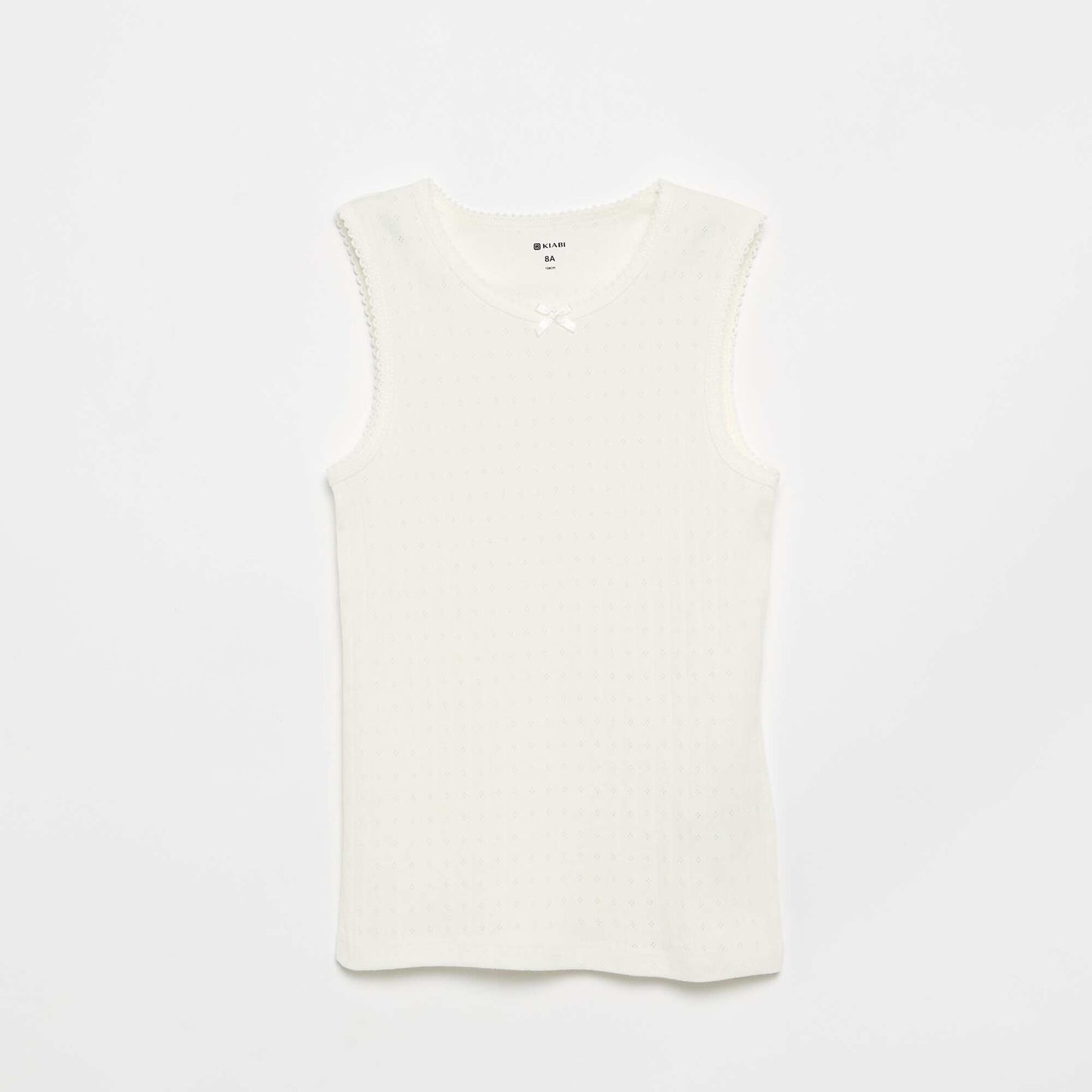 Pack of 2 Pointelle Knit Tank Tops BROWN