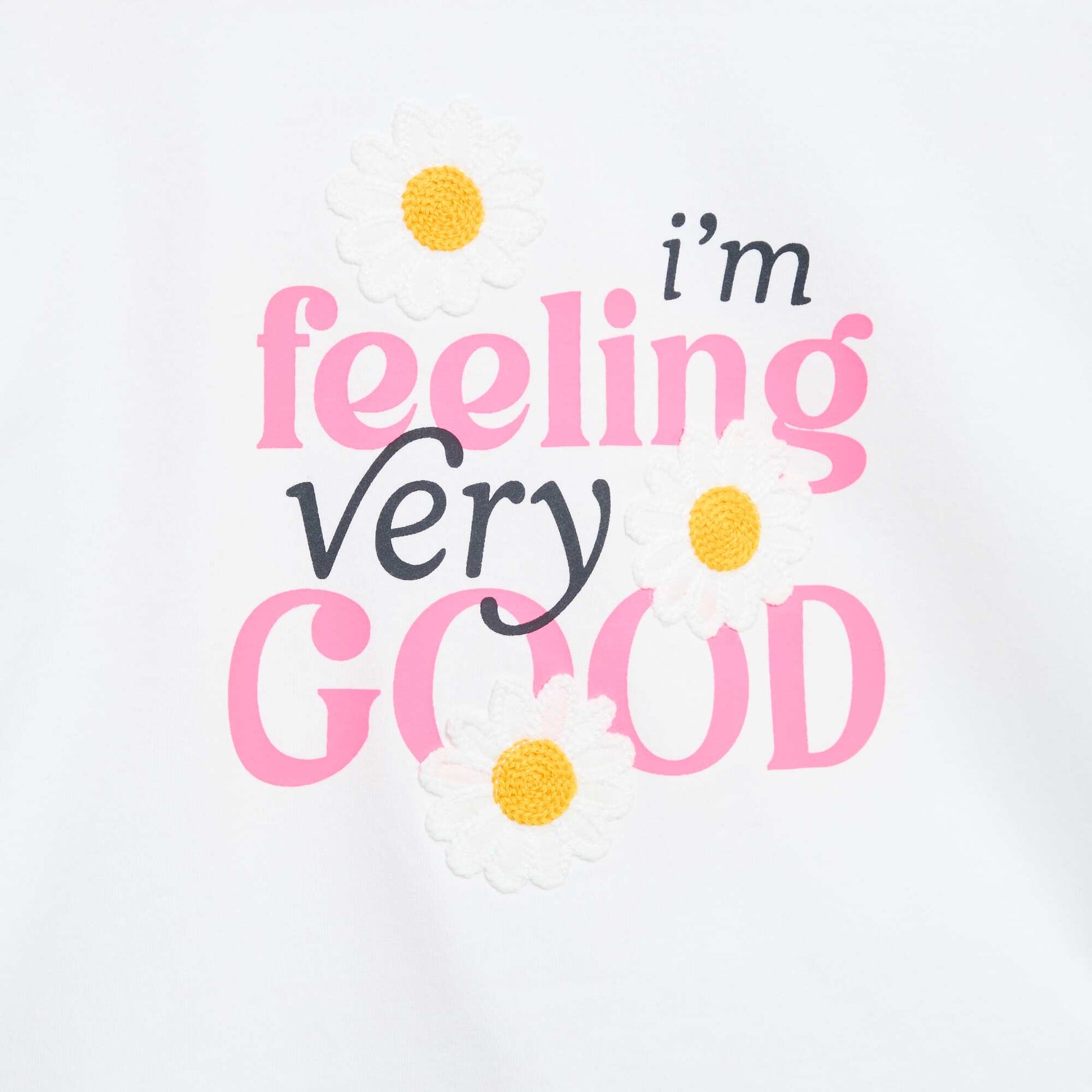 Short-sleeved T-shirt with embroidery WHITE