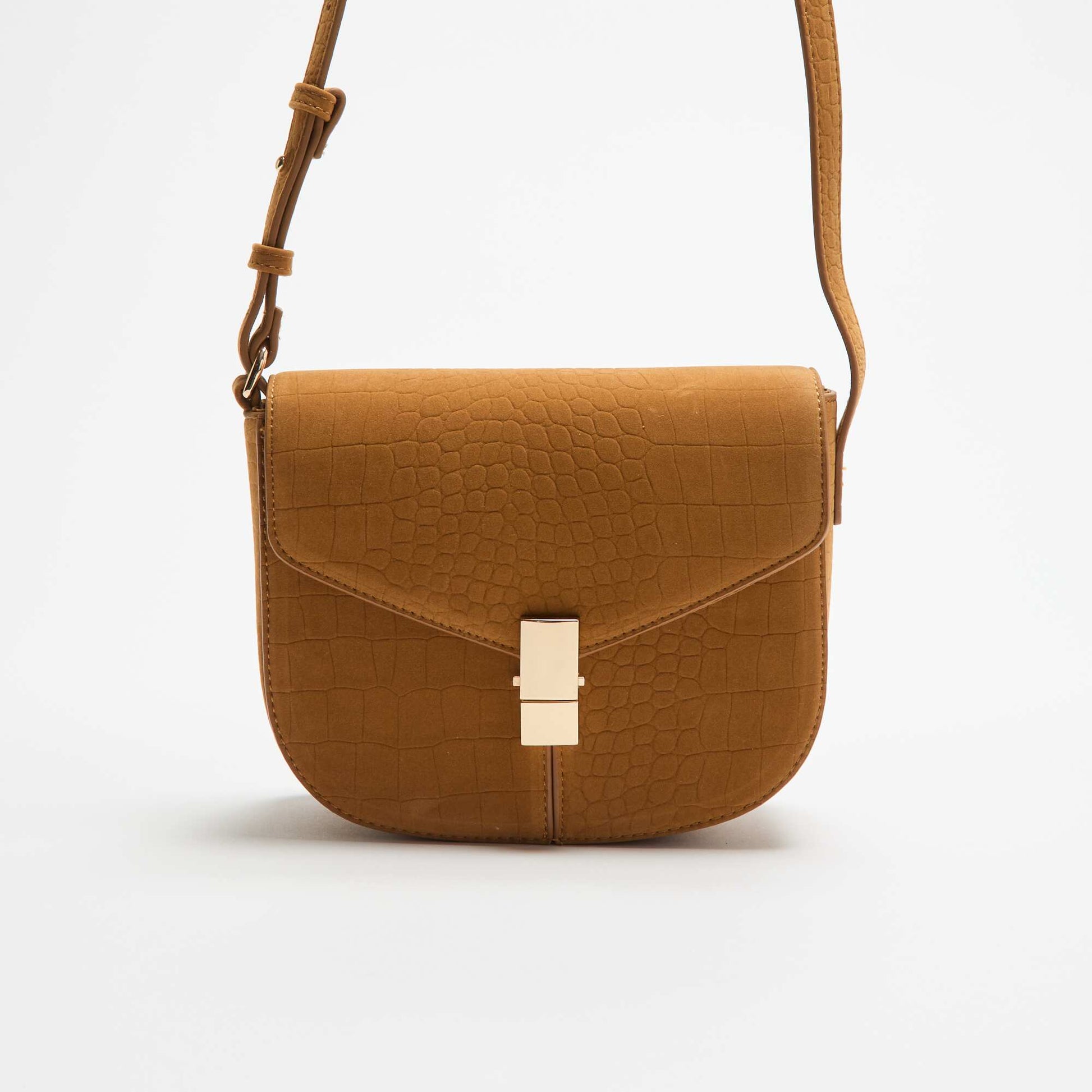 Suedette Handbag BEIGE