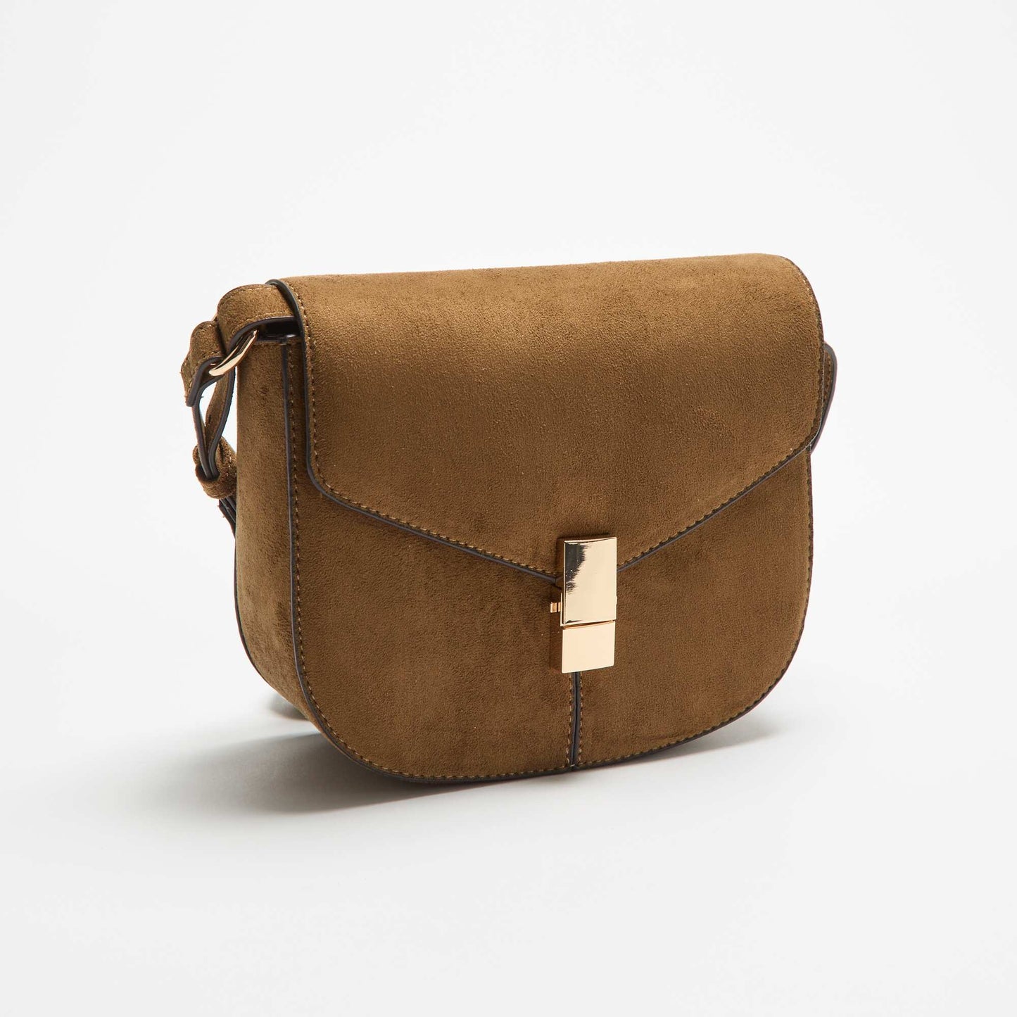 Suedette Handbag KHAKI
