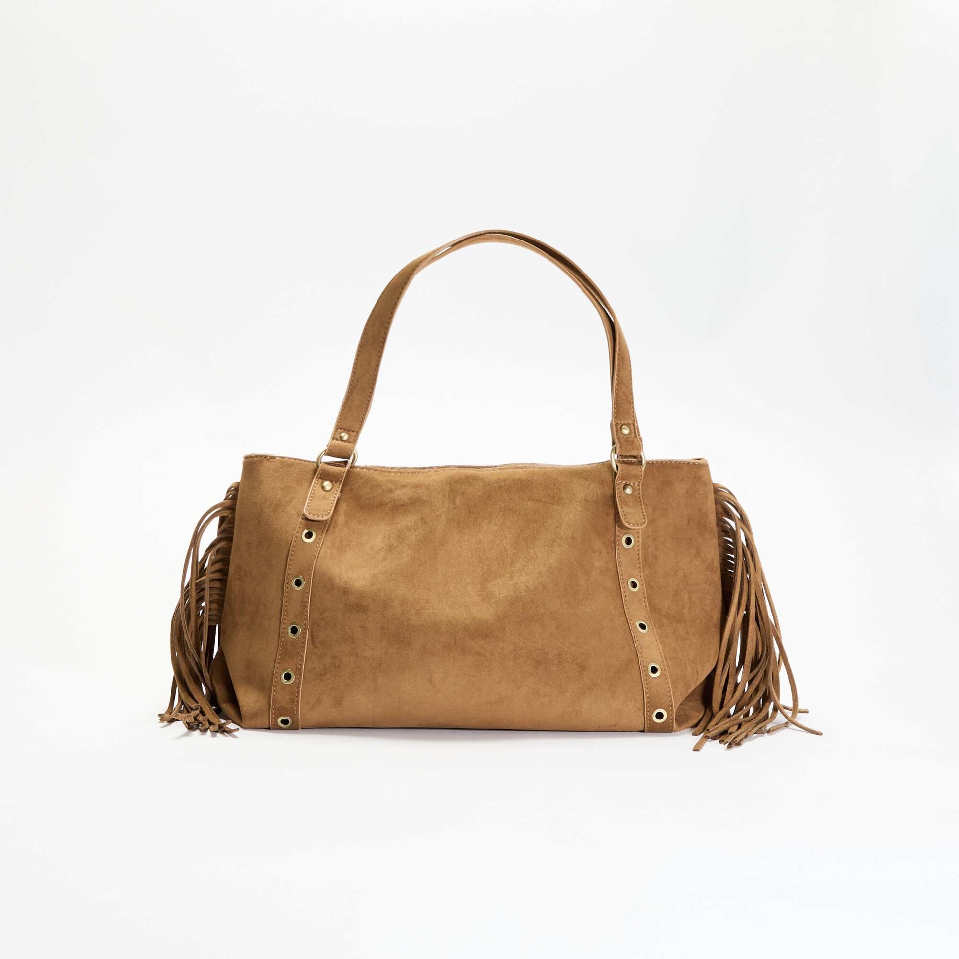 Fringed Hobo Bag KHAKI