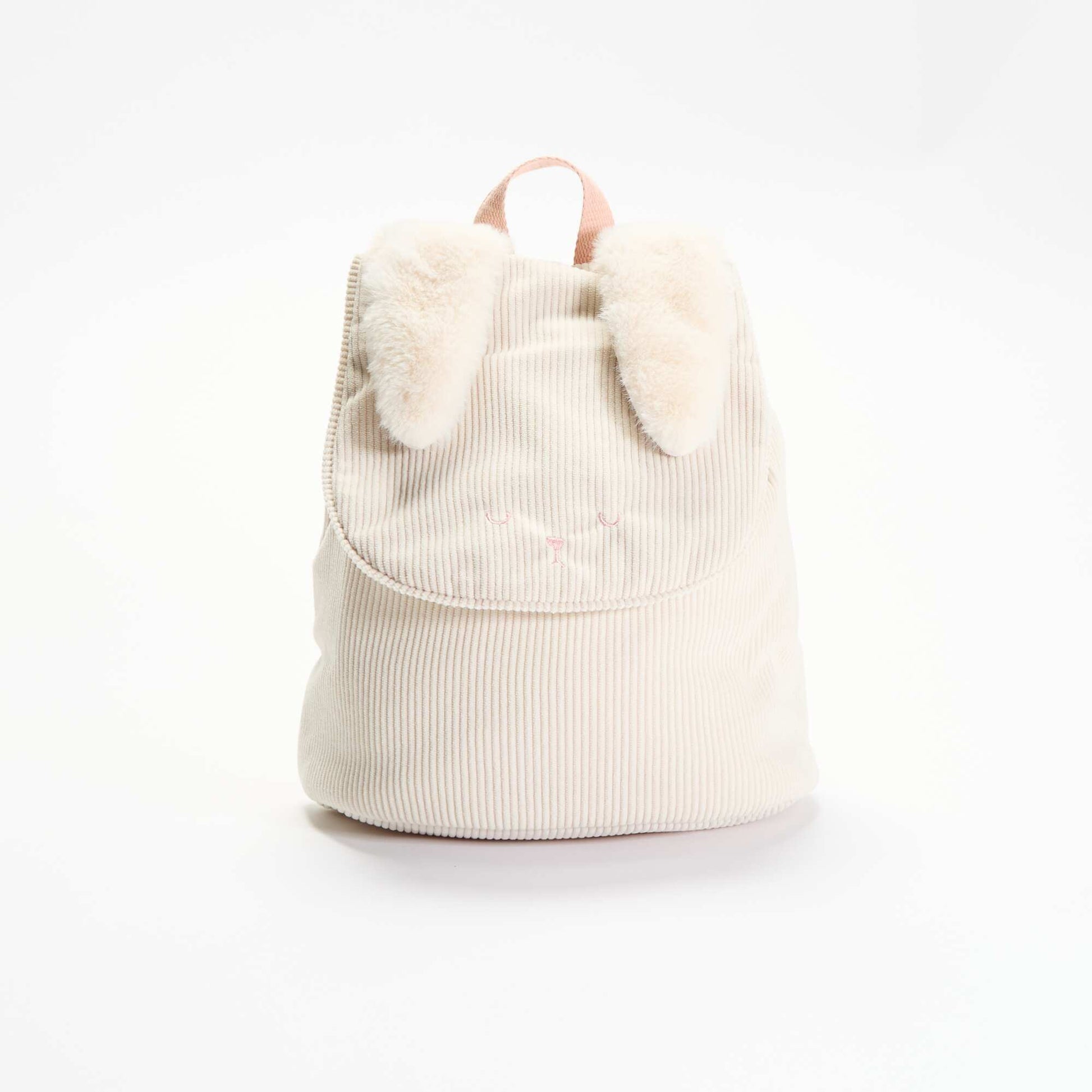 Animal-Look Backpack with Ears BEIGE