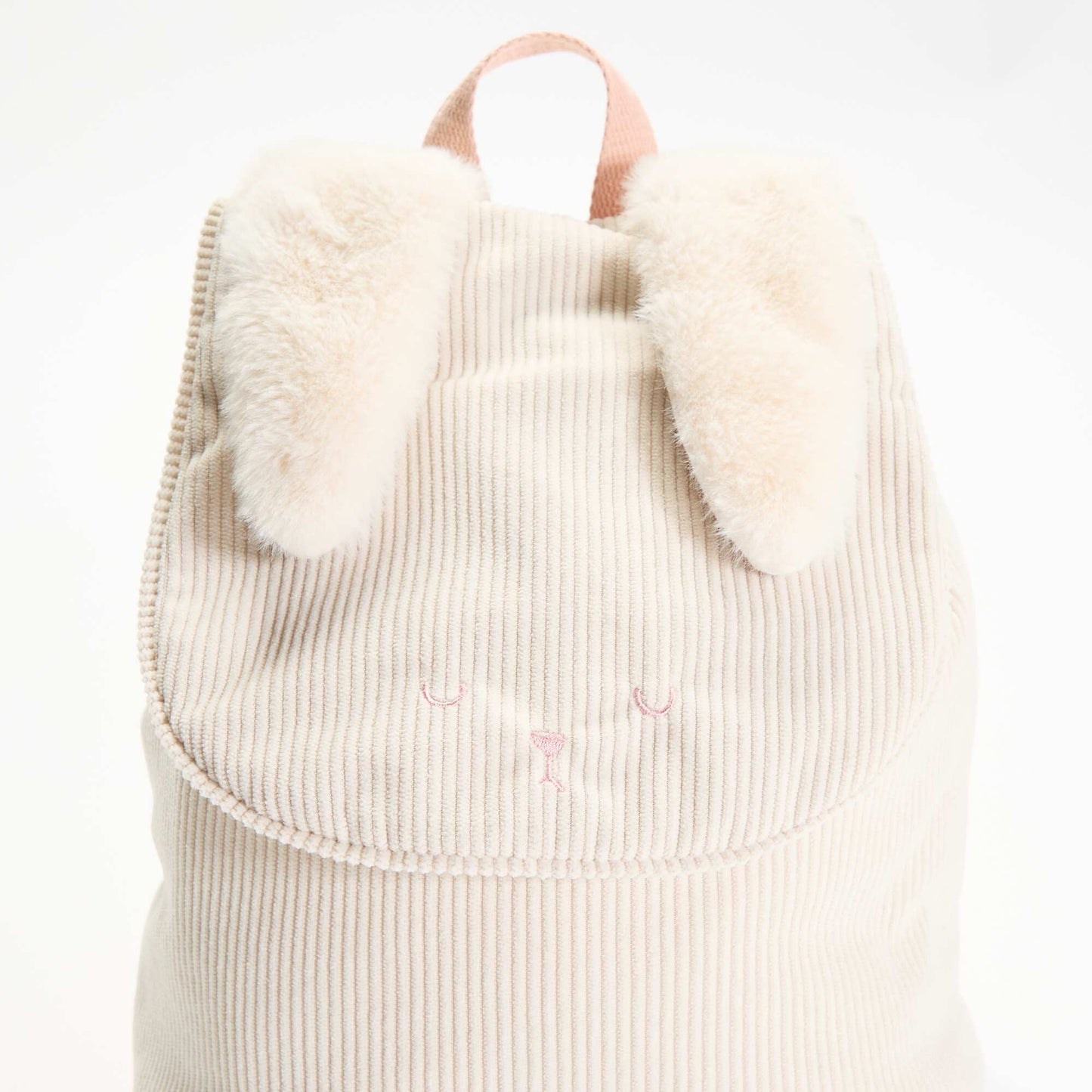 Animal-Look Backpack with Ears BEIGE