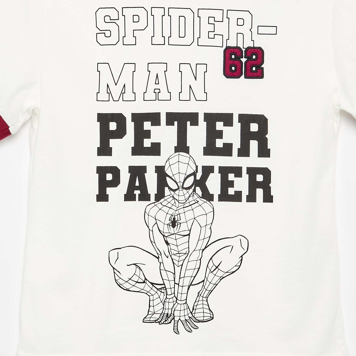 Marvel Spider-Man long-sleeved T-shirt WHITE