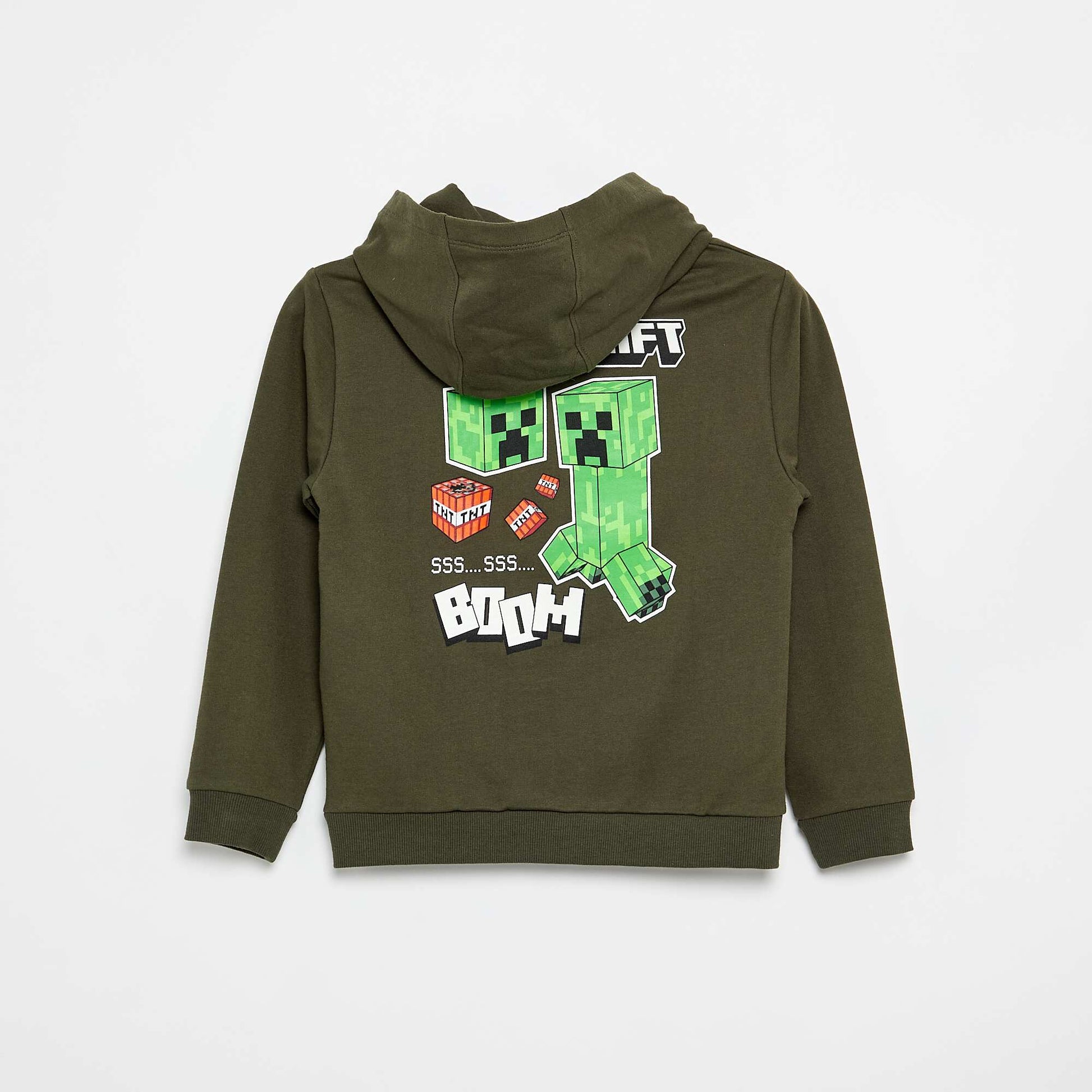 Plain \'Minecraft\' Sweatshirt GREEN