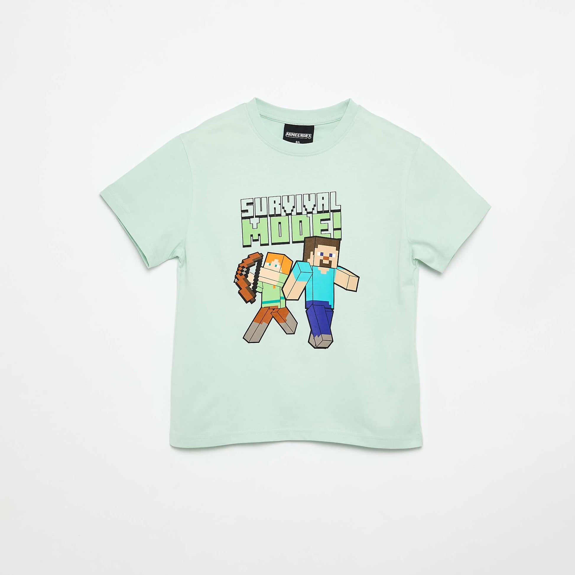 'Minecraft' Short-Sleeved T-shirt BLUE