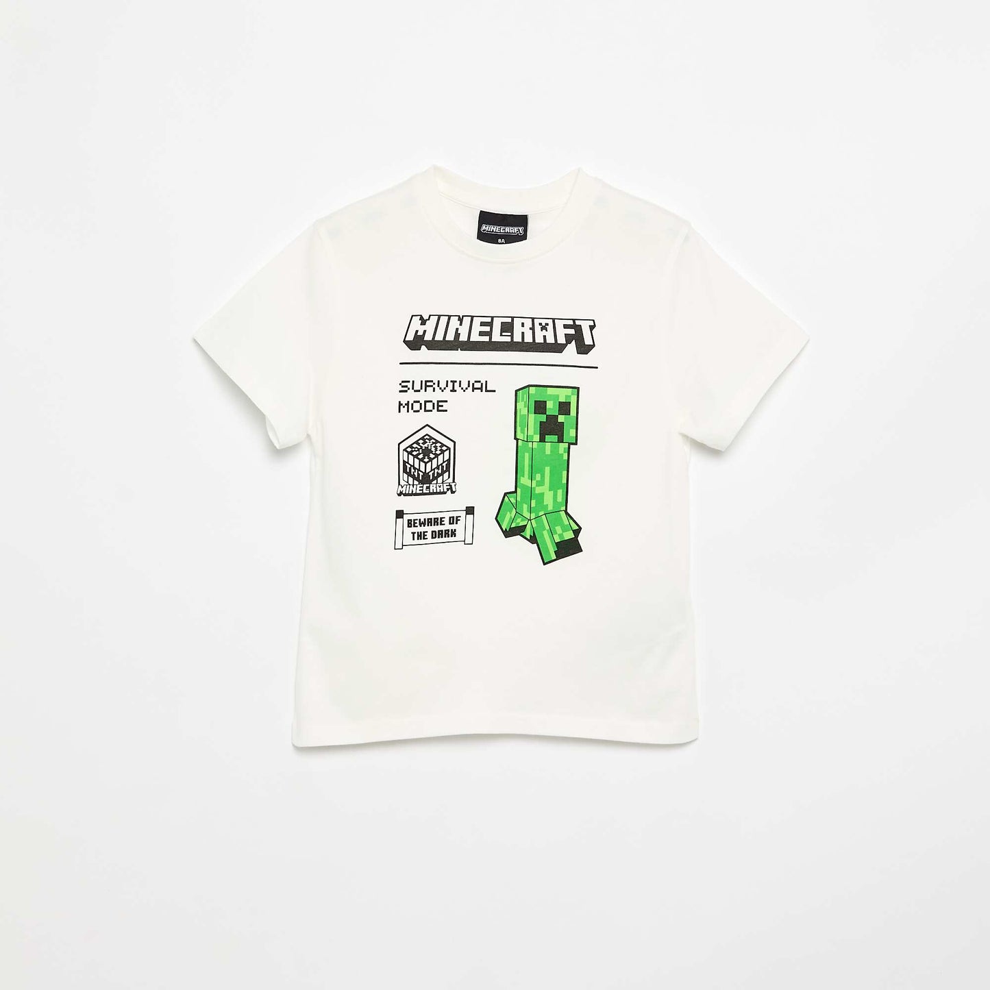 'Minecraft' Short-Sleeved T-shirt WHITE