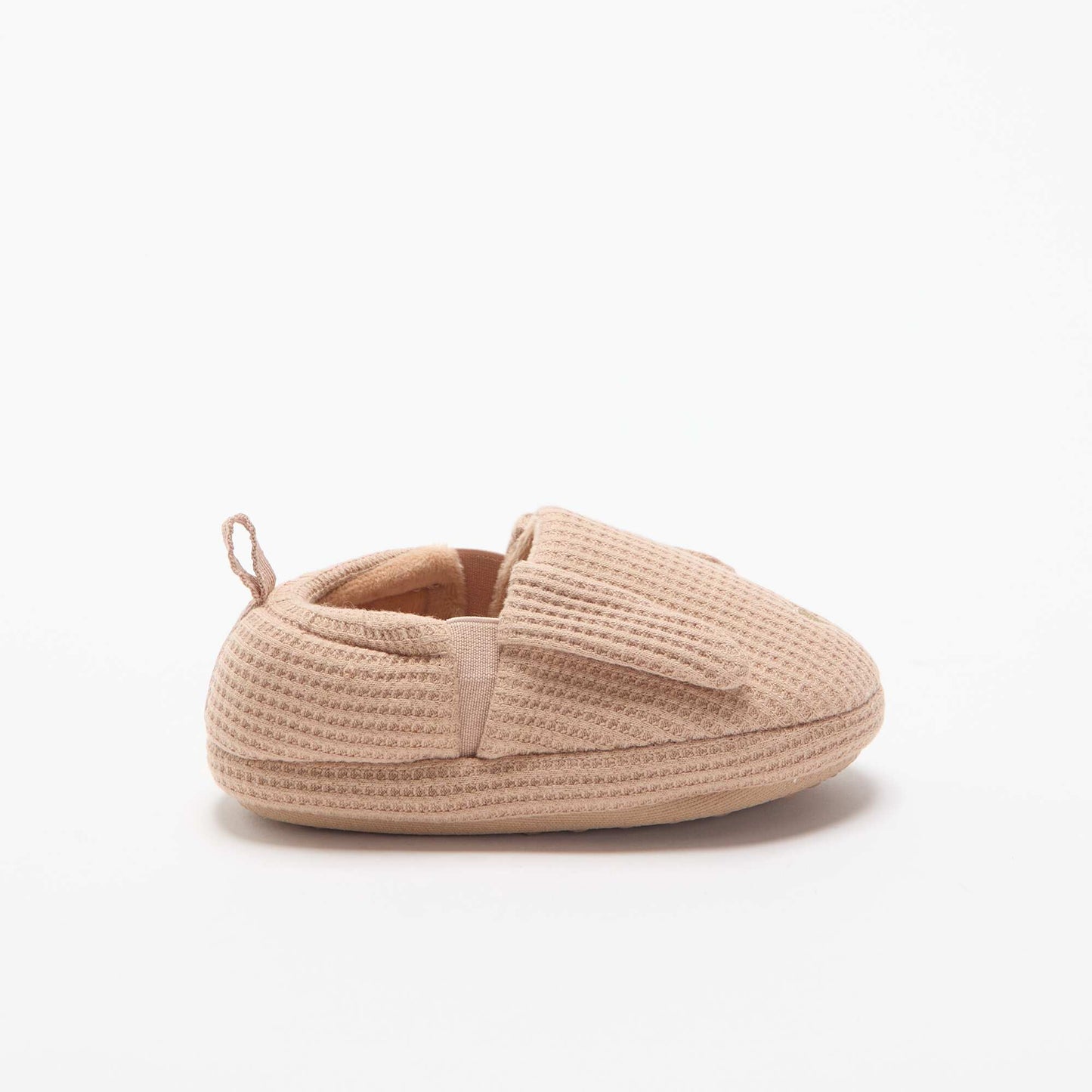 Waffle Knit Slippers BROWN