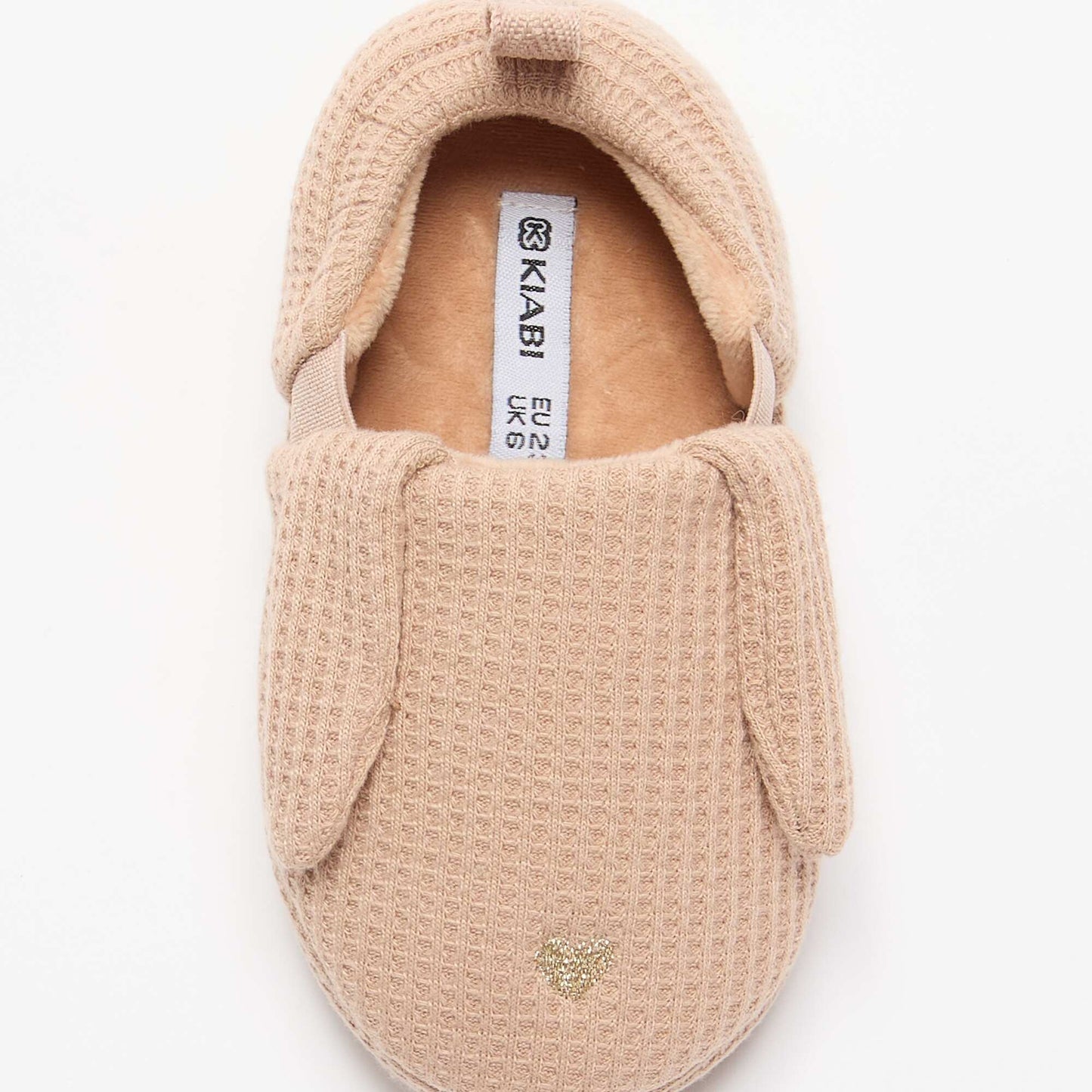 Waffle Knit Slippers BROWN