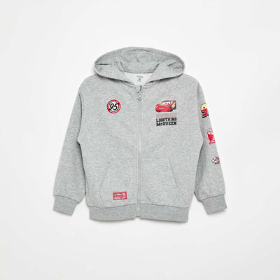 Disney 'Cars' Zip-Up Hoodie GREY