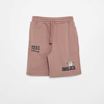 French Terry Shorts BROWN