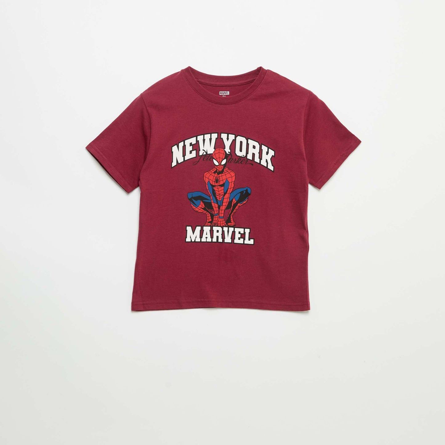 Spider-Man \'Marvel\' Short-Sleeved T-Shirt RED