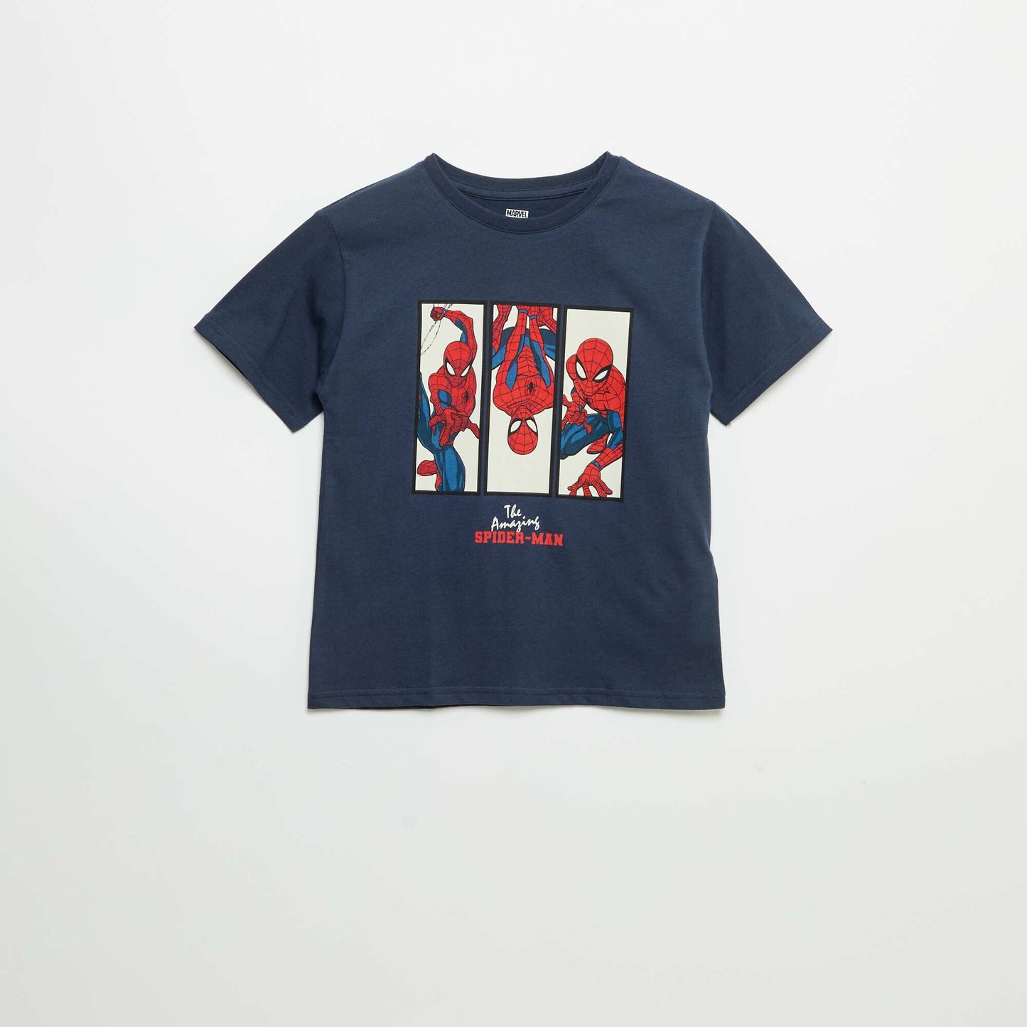 Spider-Man \'Marvel\' Short-Sleeved T-Shirt BLUE