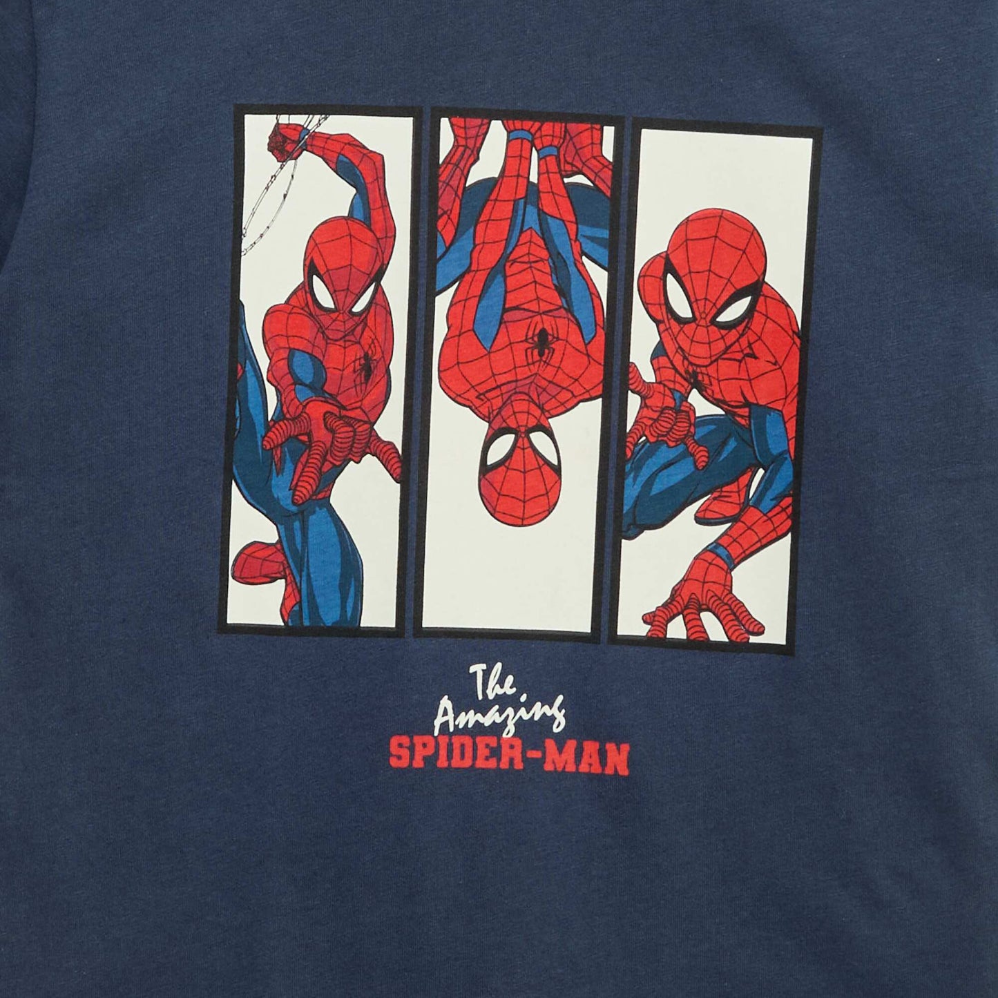 Spider-Man \'Marvel\' Short-Sleeved T-Shirt BLUE