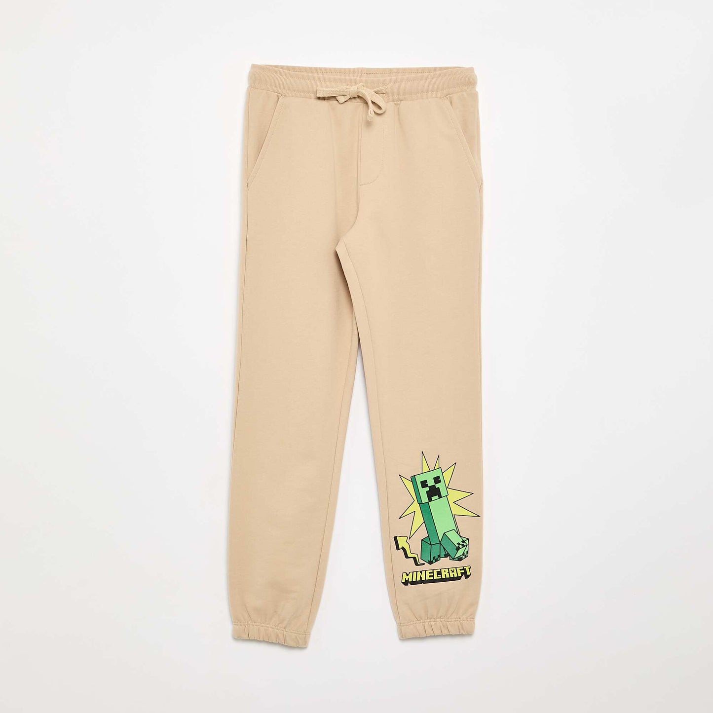 Minecraft jogging bottoms BEIGE
