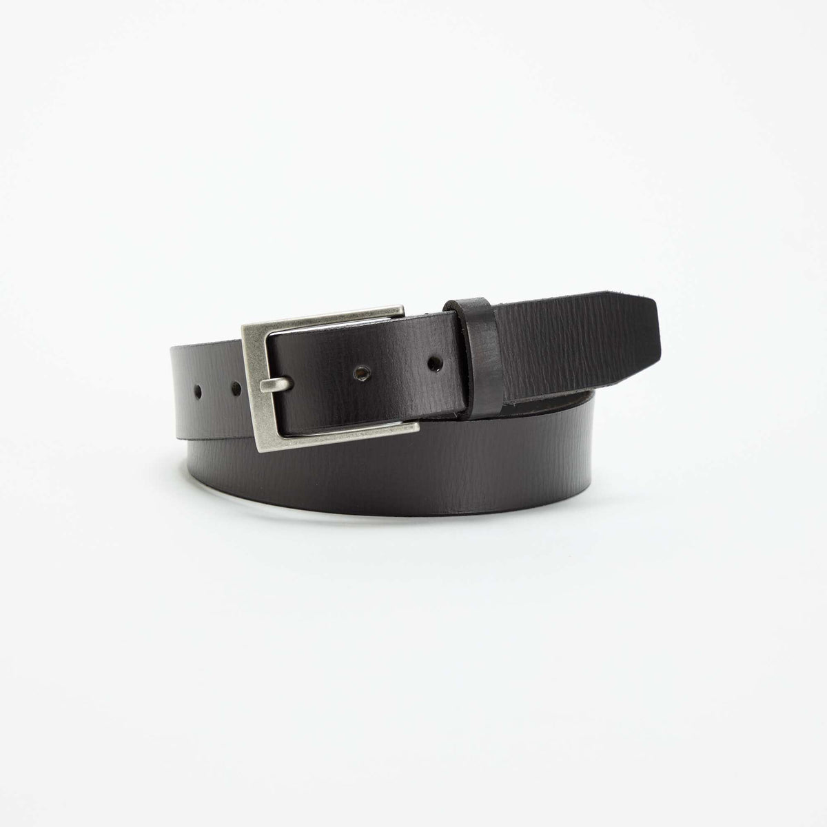 Basic belt with metal buckle BLACK