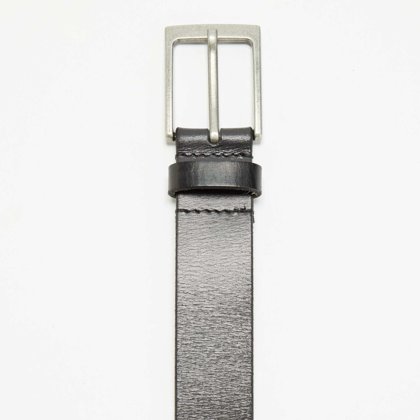 Basic belt with metal buckle BLACK