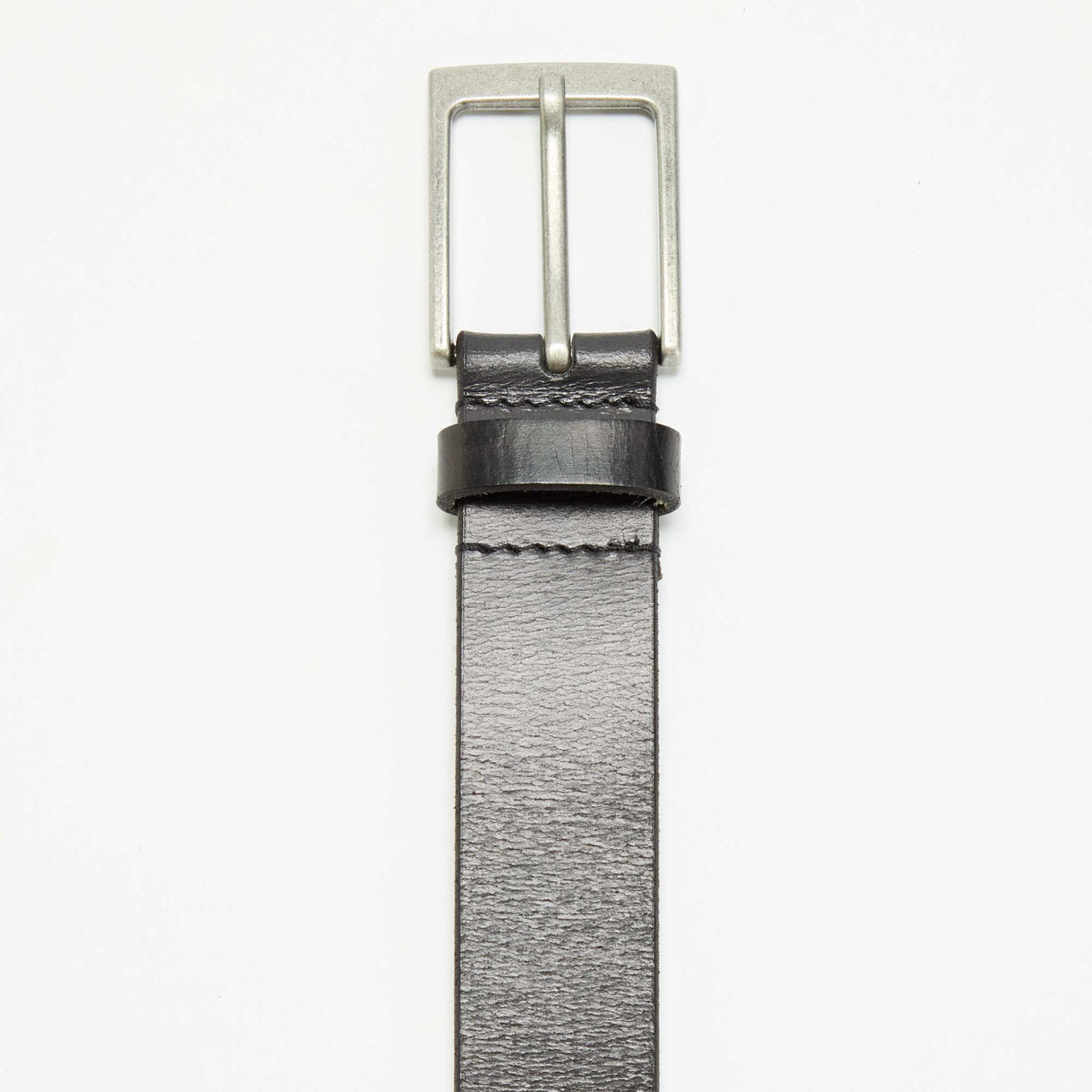 Basic belt with metal buckle BLACK