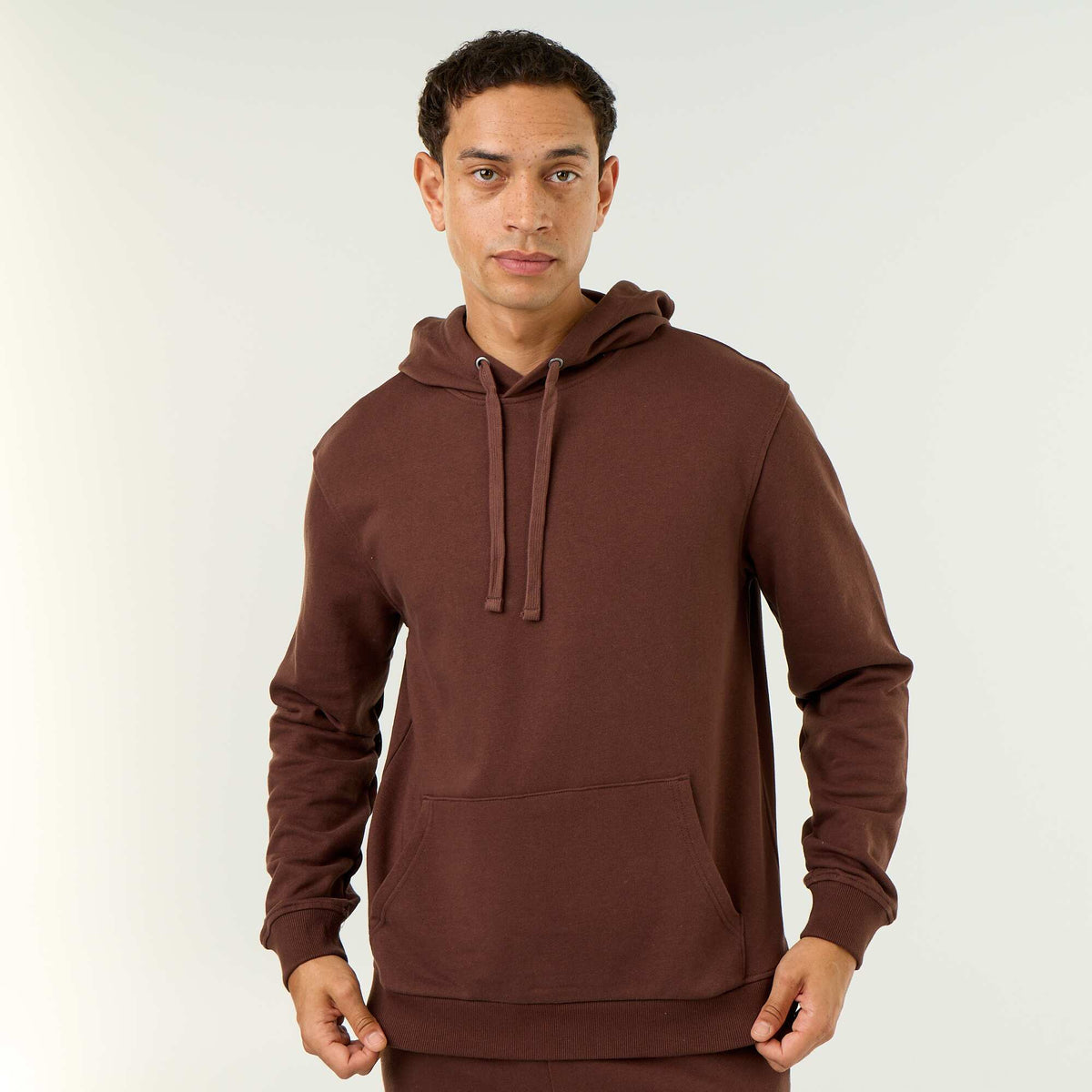 Lightweight Fleece Sweatshirt BROWN