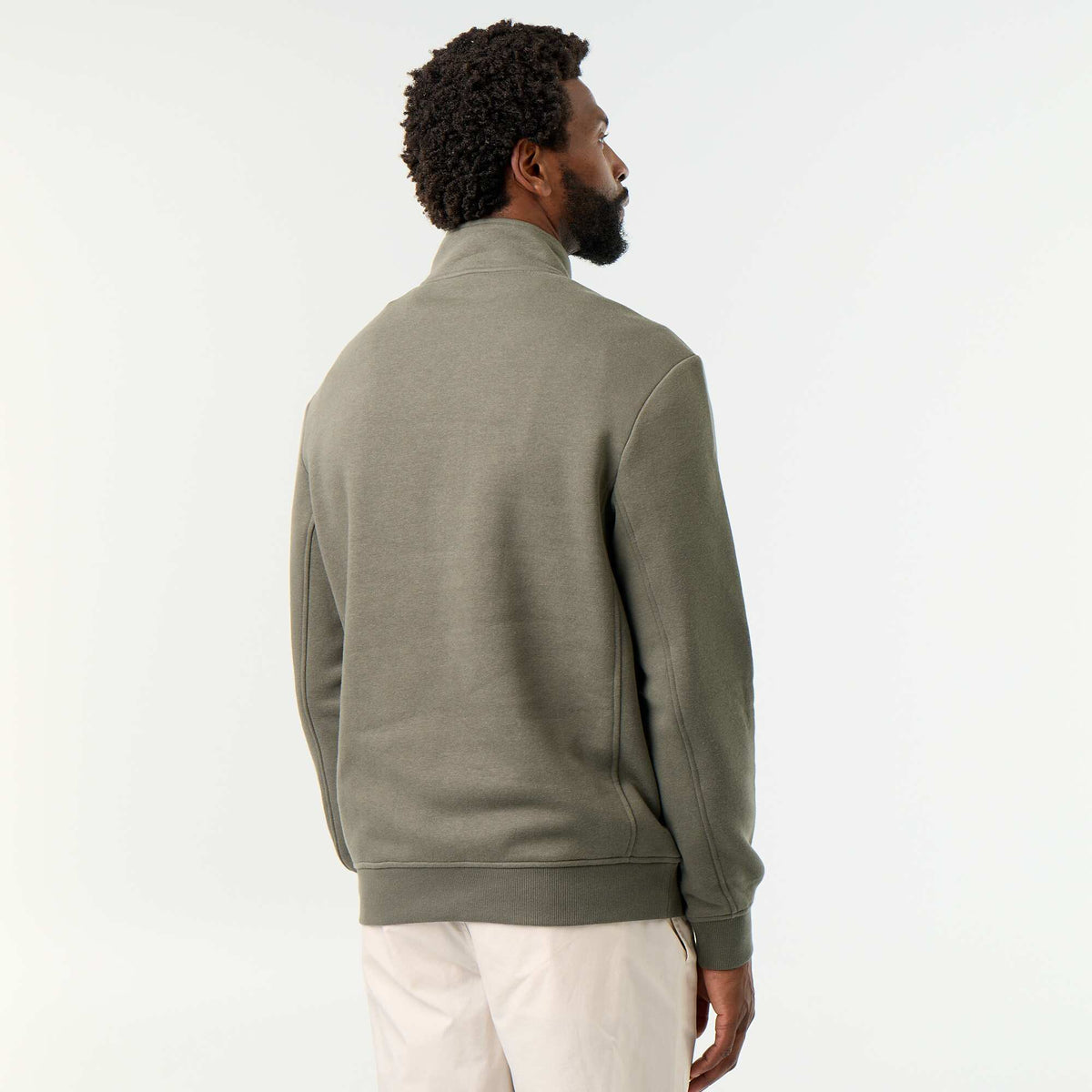 Quarter-zip sweatshirt GREEN