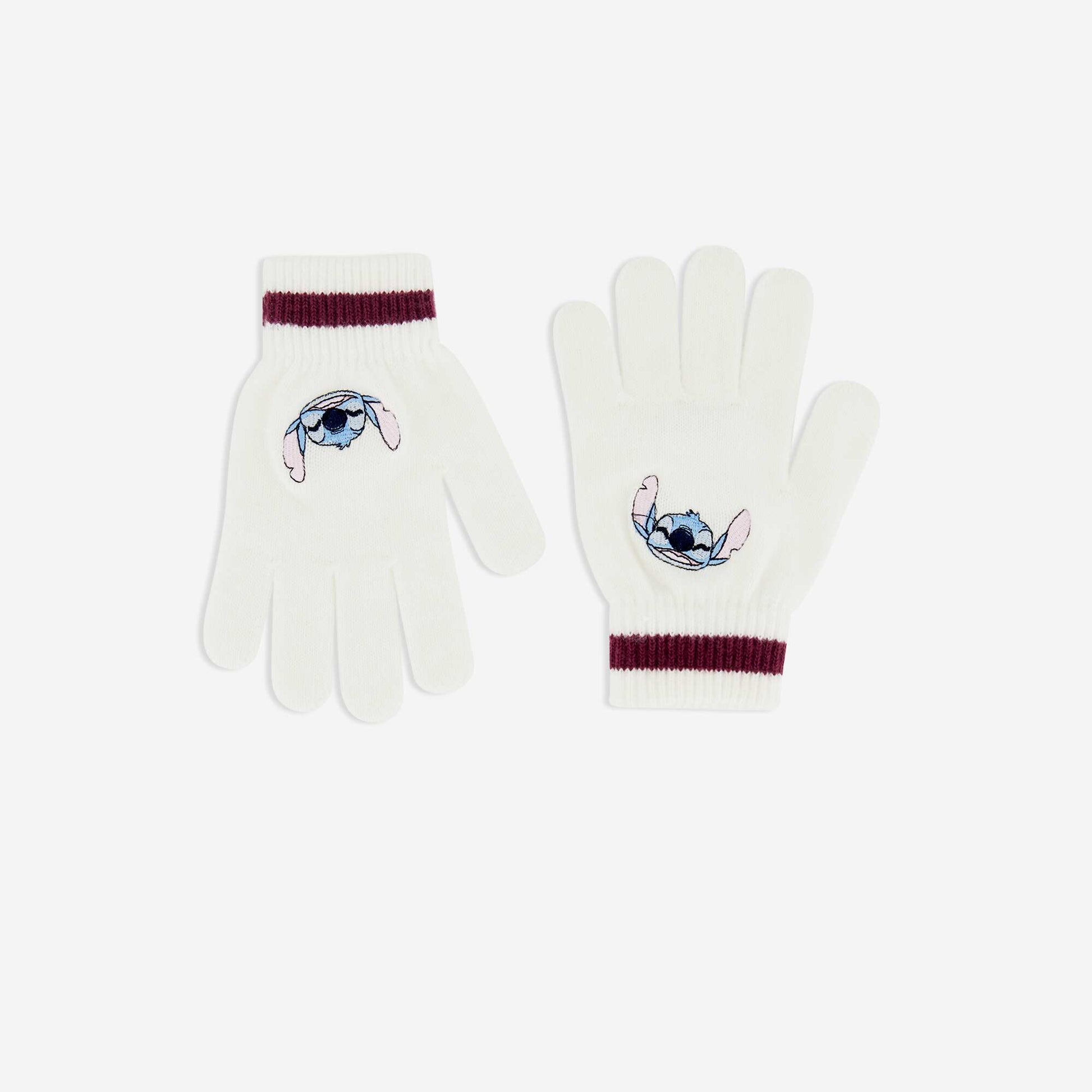 Pair of 'Disney' 'Stitch' Gloves BEIGE