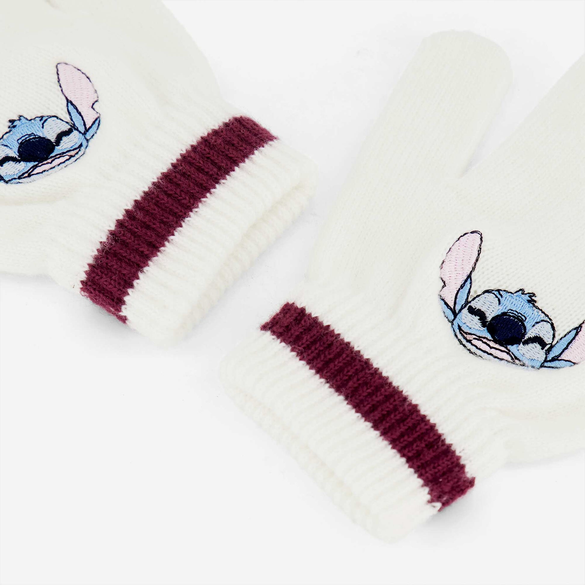 Pair of 'Disney' 'Stitch' Gloves BEIGE