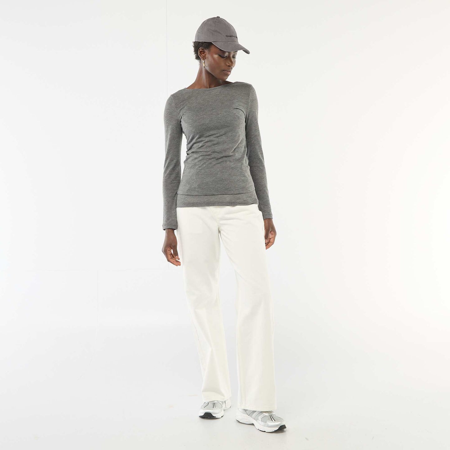 2-in-1 Tank Top T-Shirt GREY