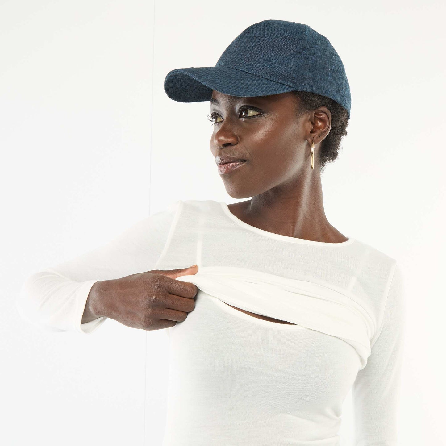 2-in-1 Tank Top T-Shirt WHITE