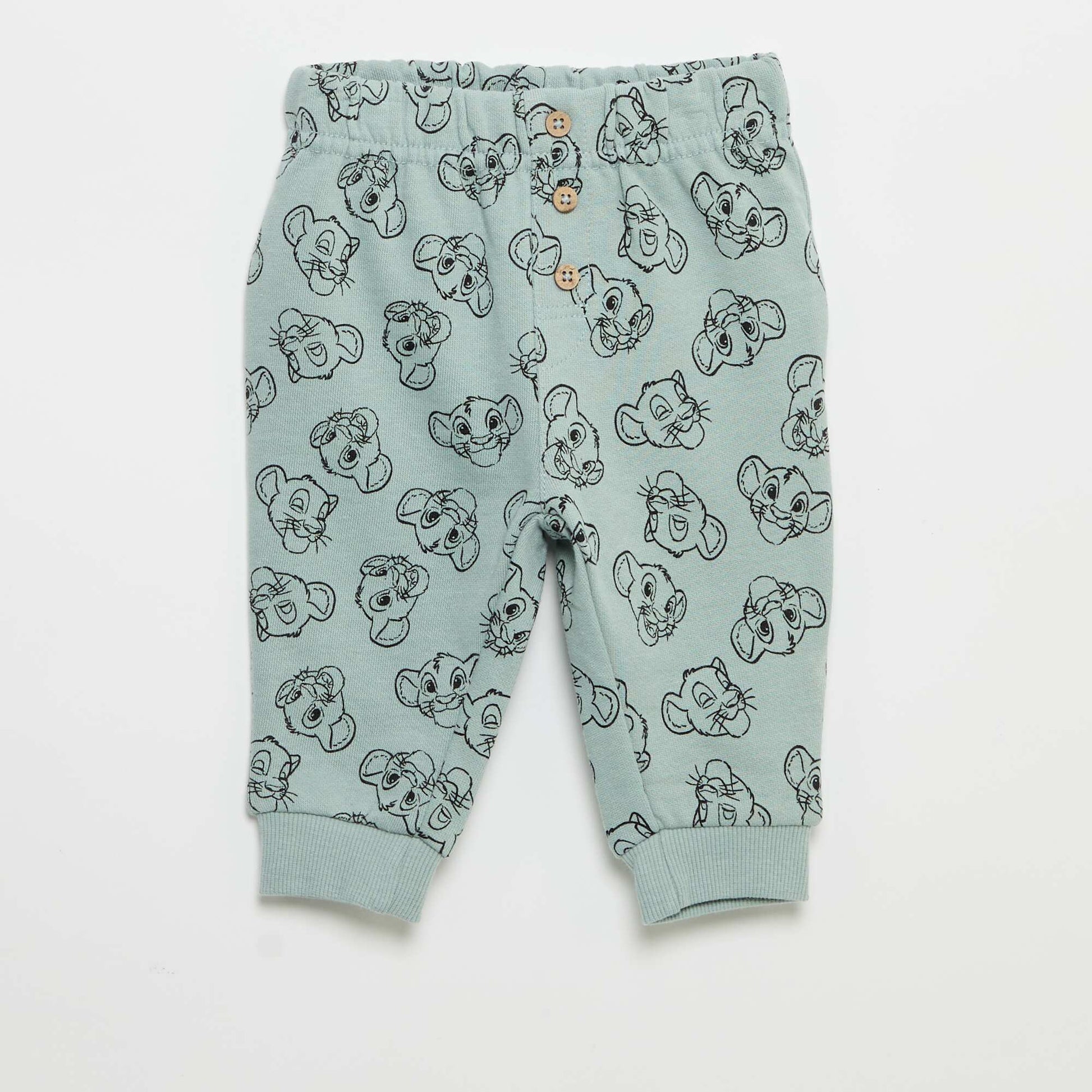 Disney 3-Piece Set - Sweatshirt + Trousers + Long-Sleeved T-Shirt GREEN
