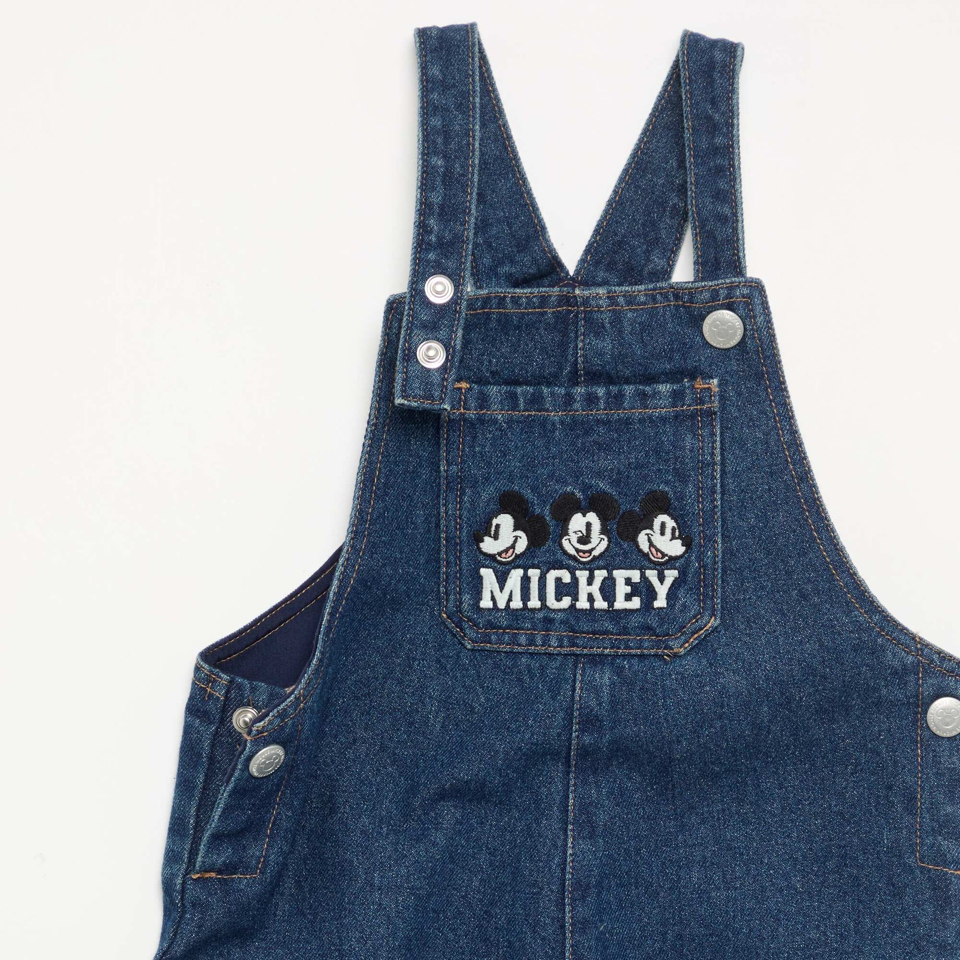 Disney 'Mickey' Denim Dungarees BLUE