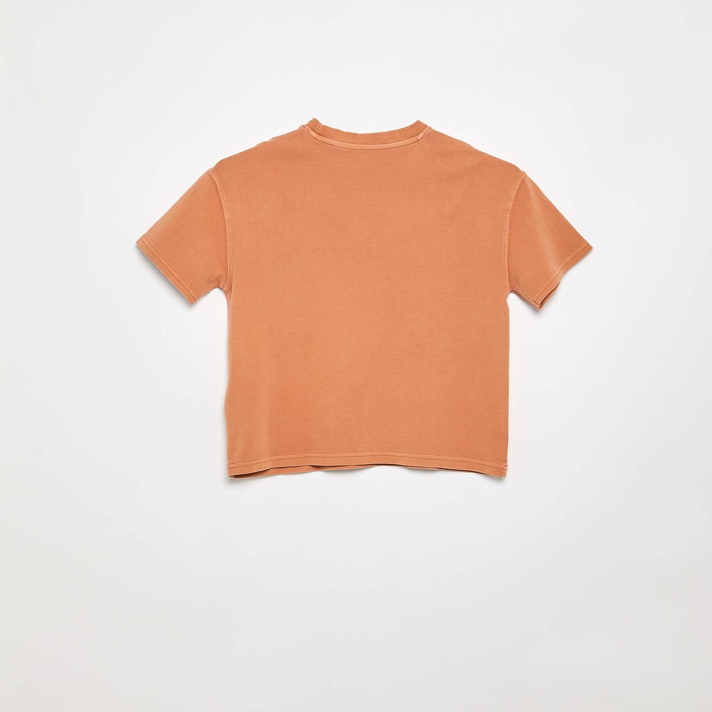 Oversized Printed T-shirt ORANGE