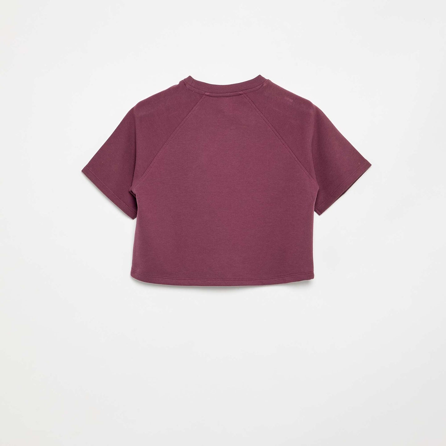 Loose fit short-sleeved T-shirt PURPLE
