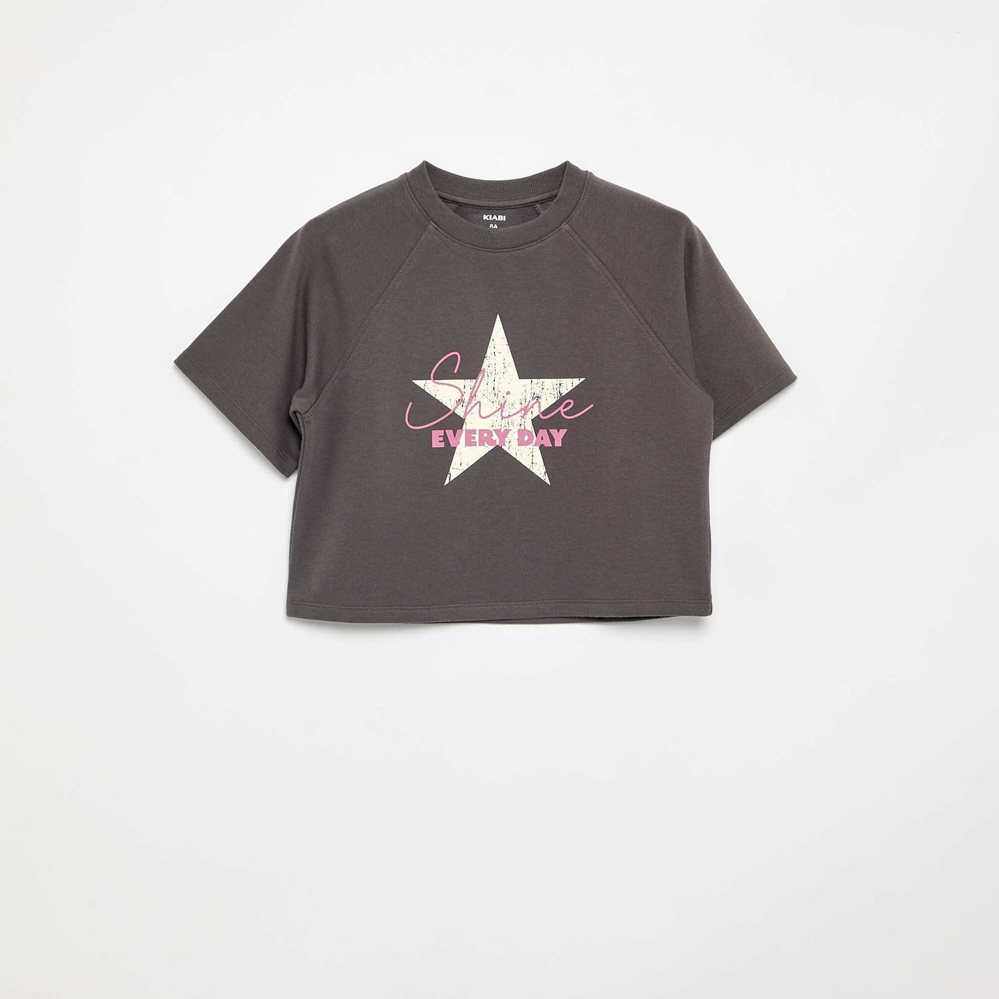 Loose fit short-sleeved T-shirt GREY