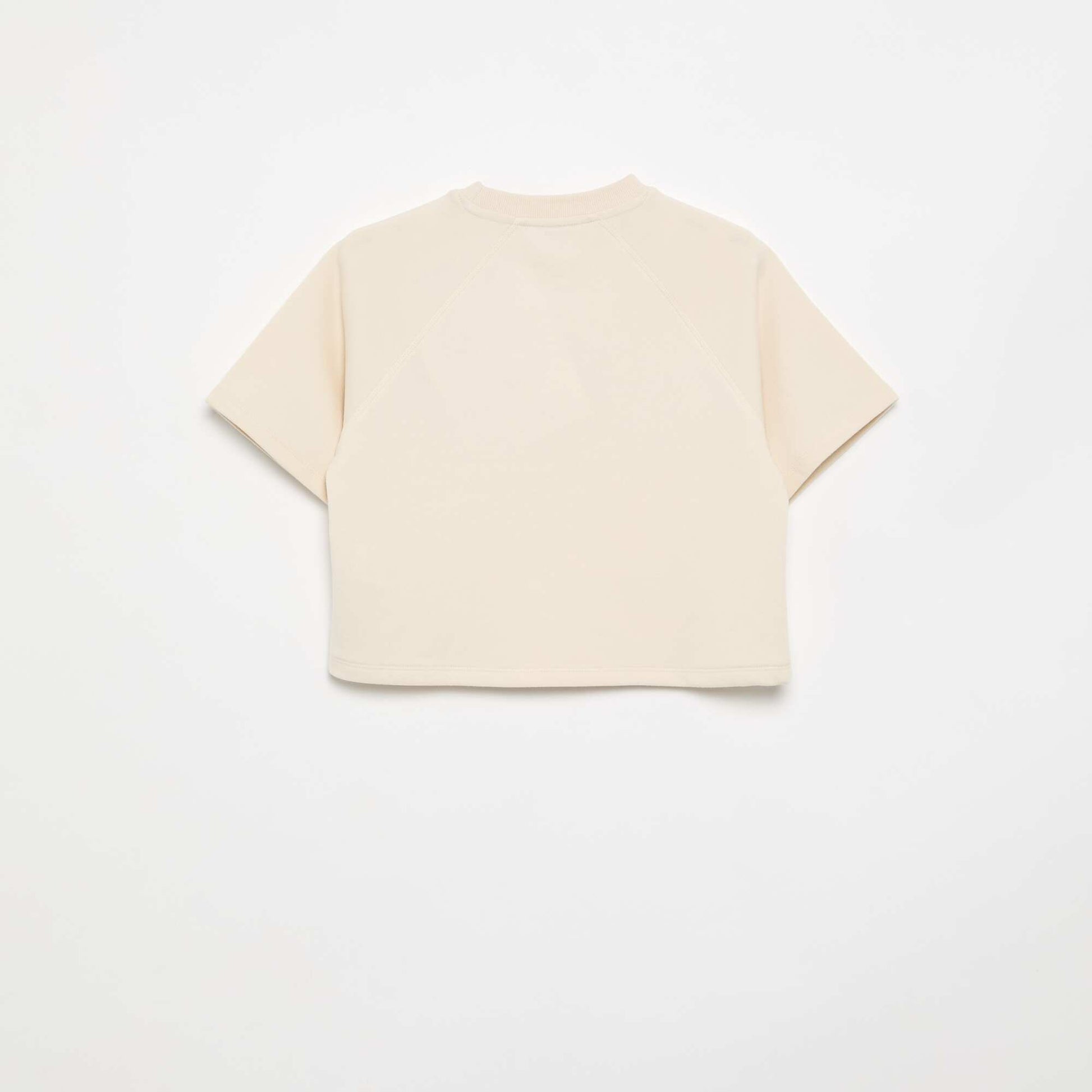 Loose fit short-sleeved T-shirt WHITE