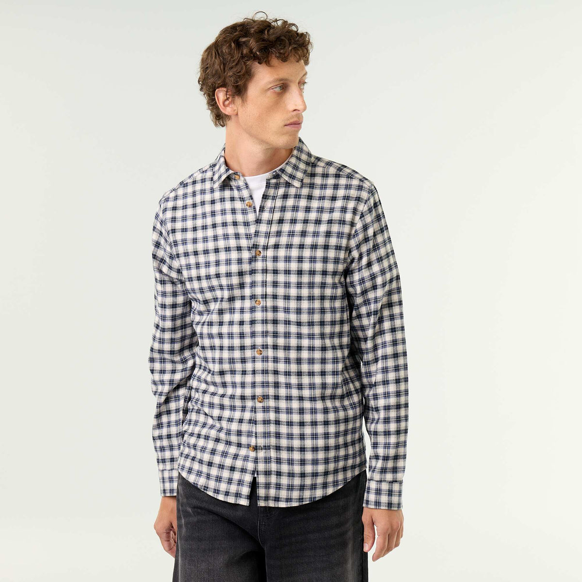 Checked Shirt BLUE