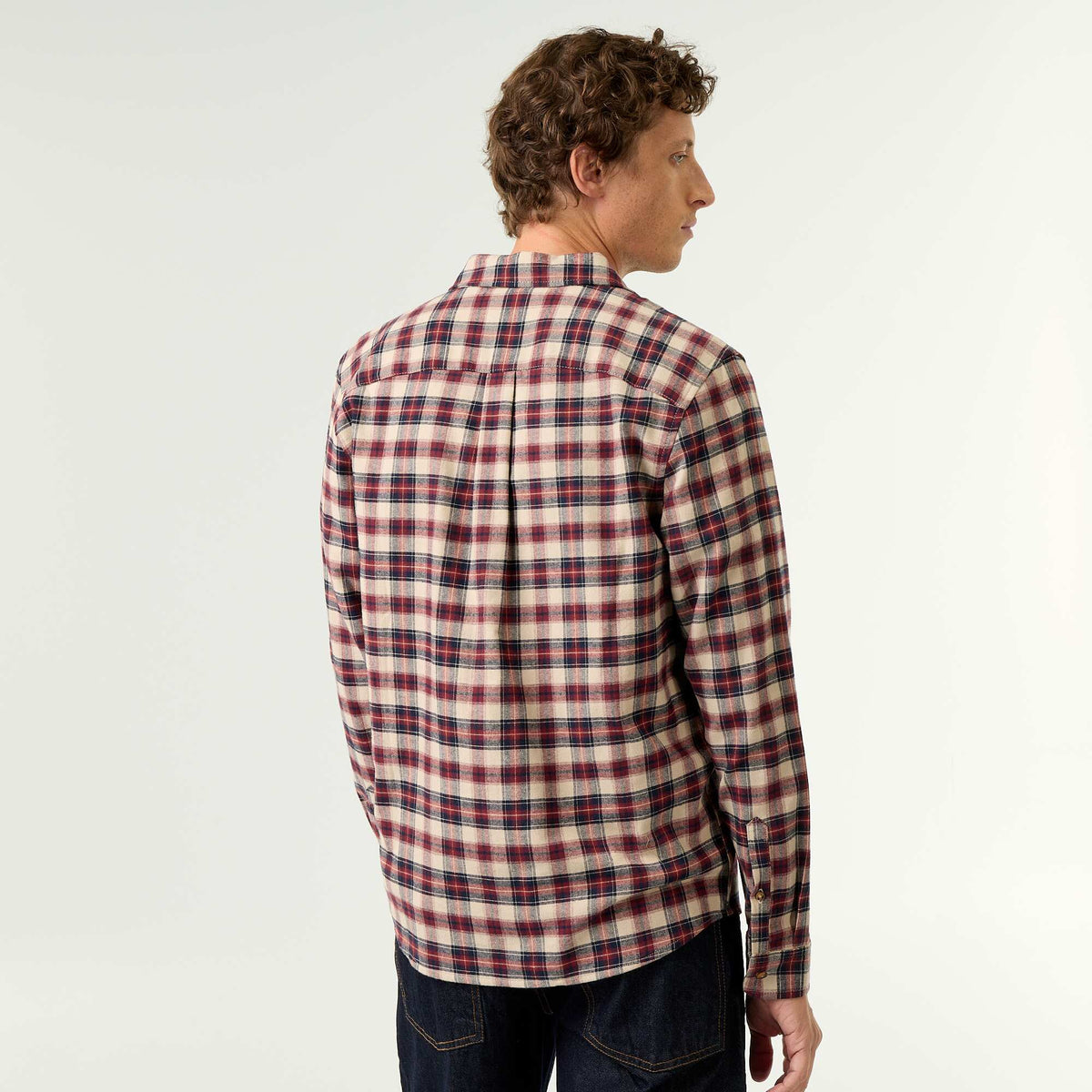 Checked Shirt BROWN