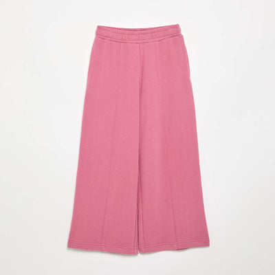 Solid Color Wide Leg Pants PINK