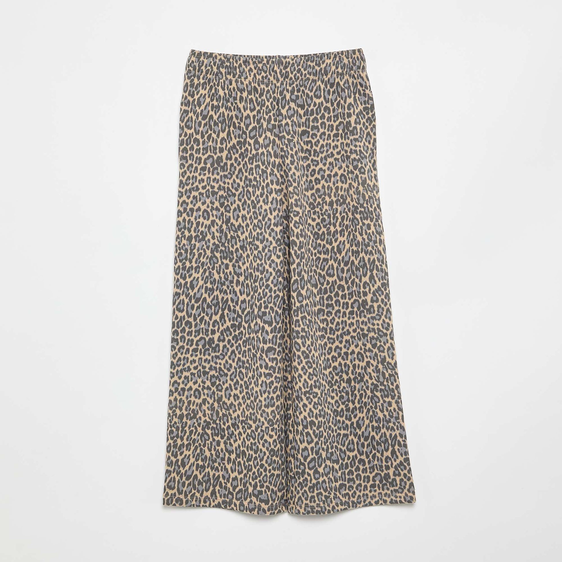 Leopard Print Joggers BEIGE