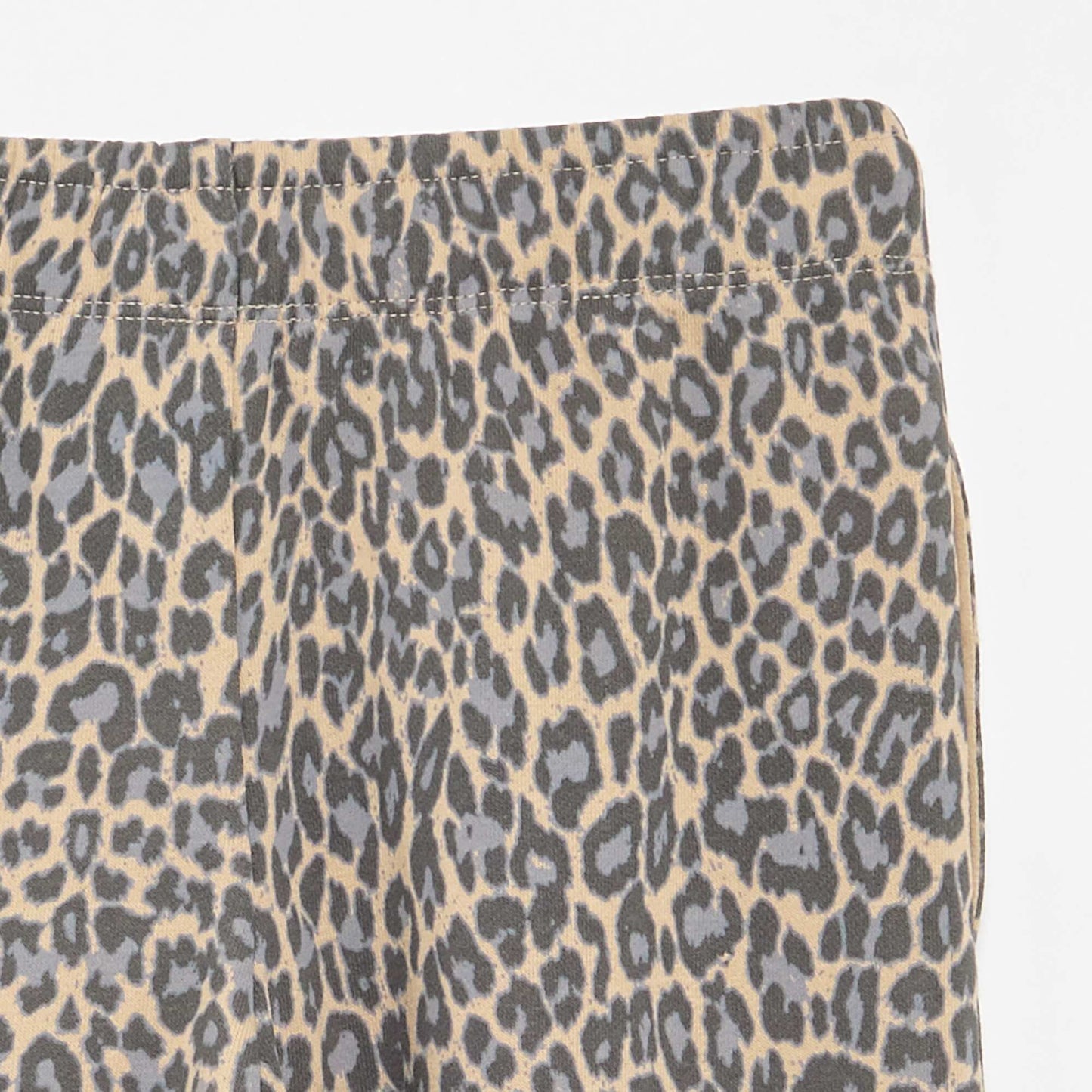 Leopard Print Joggers BEIGE