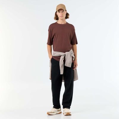 Pique Knit Joggers BLACK