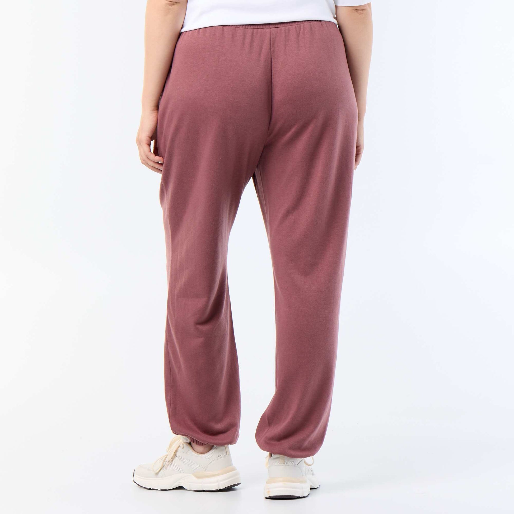 French terry jogging bottoms PINK