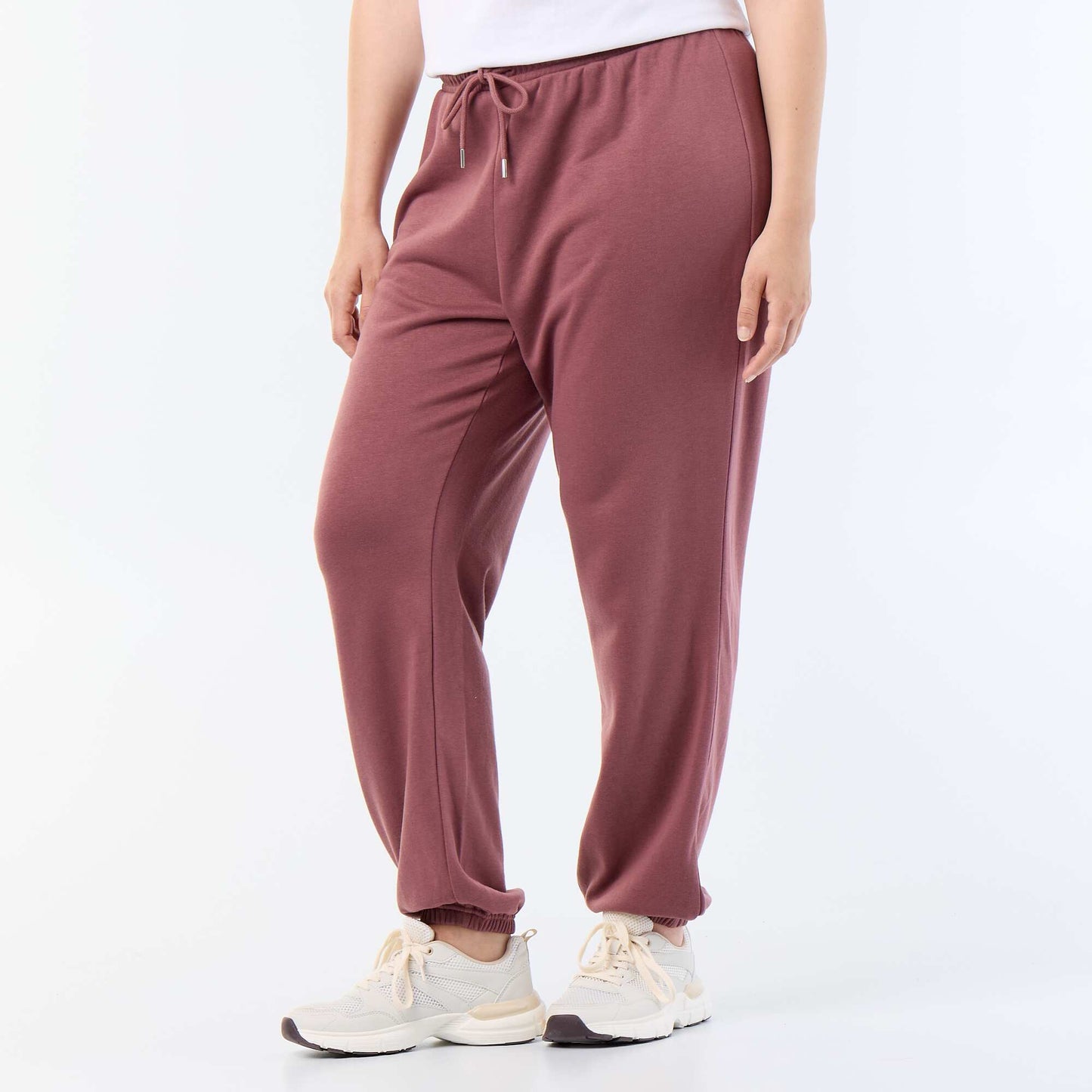 French terry jogging bottoms PINK