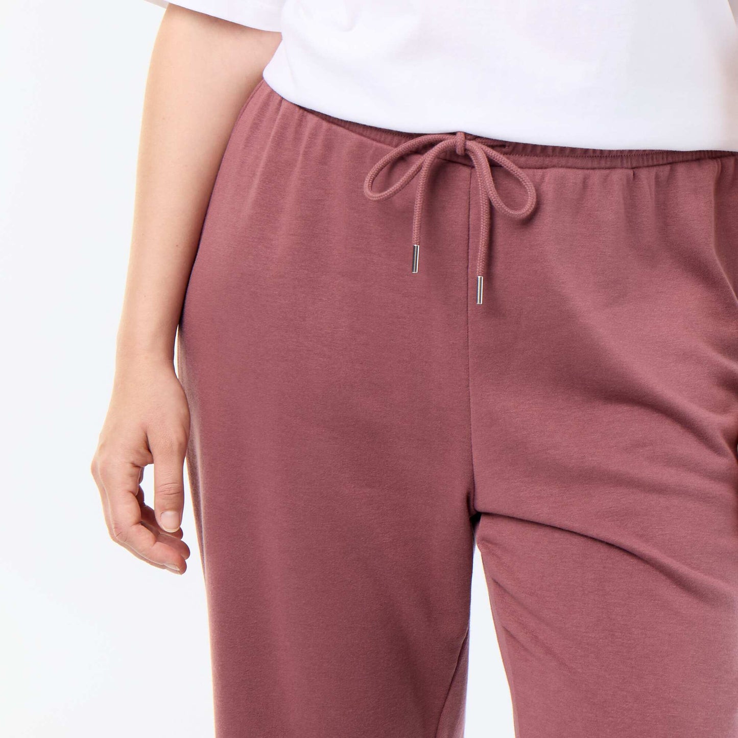 French terry jogging bottoms PINK