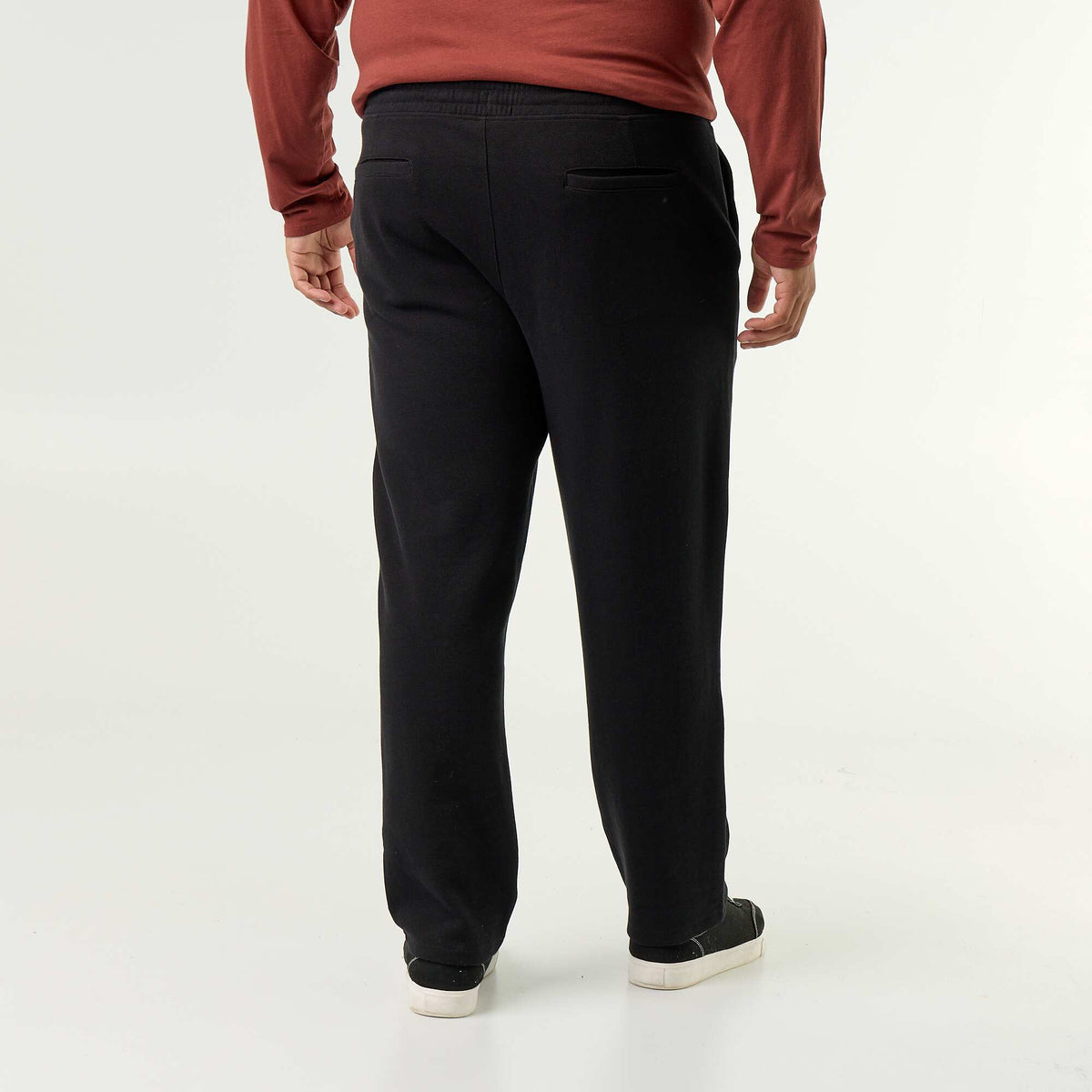 Pique Knit Joggers BLACK