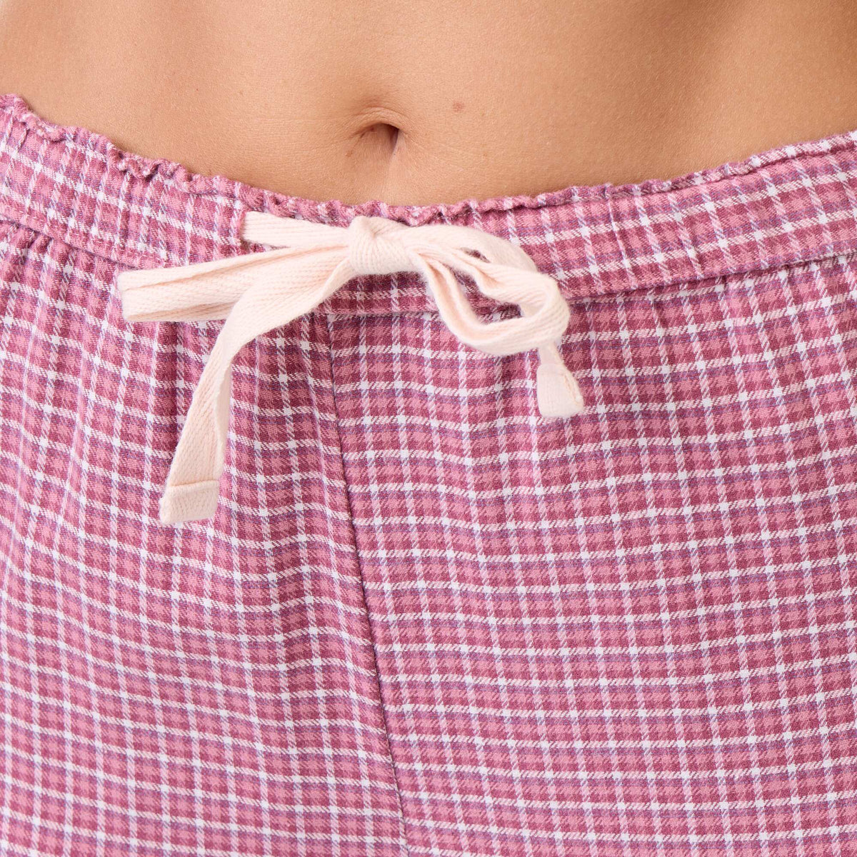 Patterned 2-Piece Pajama Set: Shirt + Pants PINK