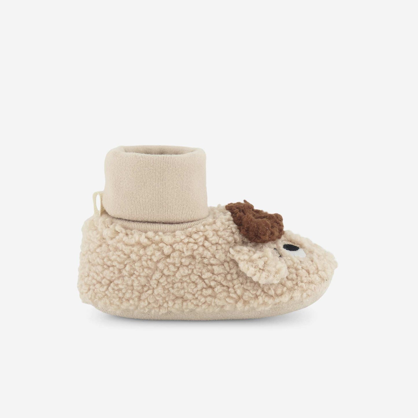 Soft 'sheep head' slippers BEIGE