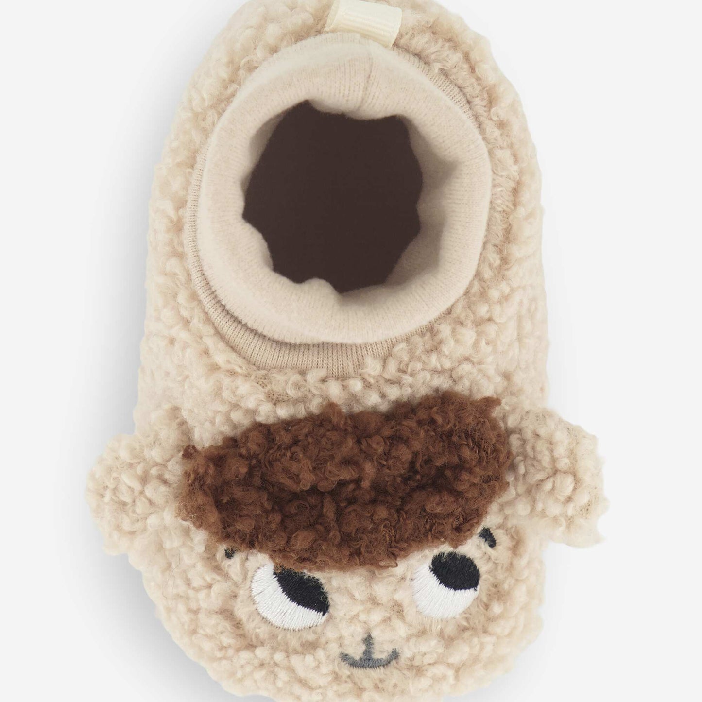 Soft 'sheep head' slippers BEIGE