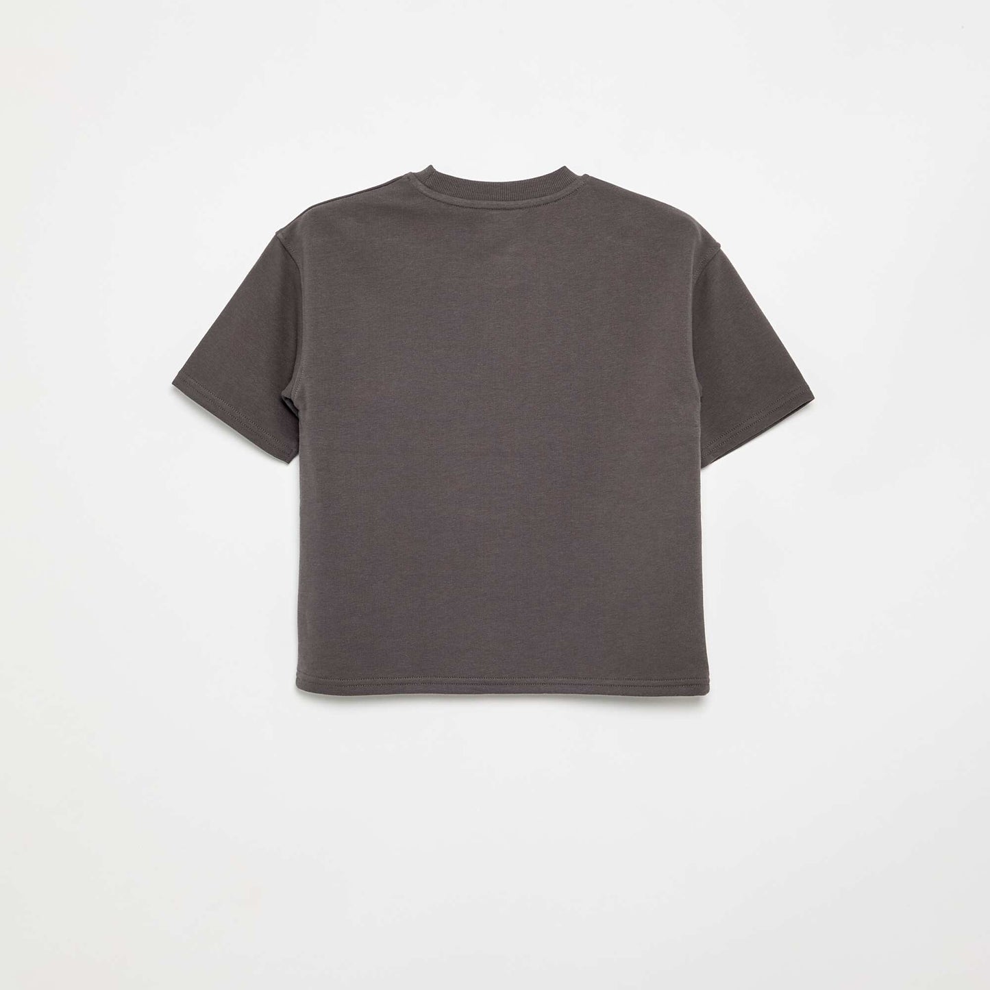Short-sleeved printed T-shirt GREY
