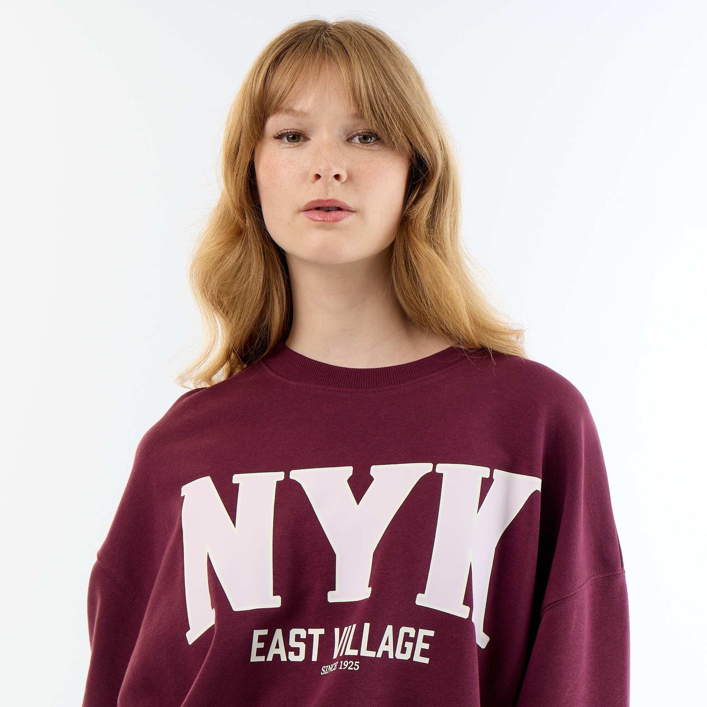 Crop top sweatshirt PURPLE