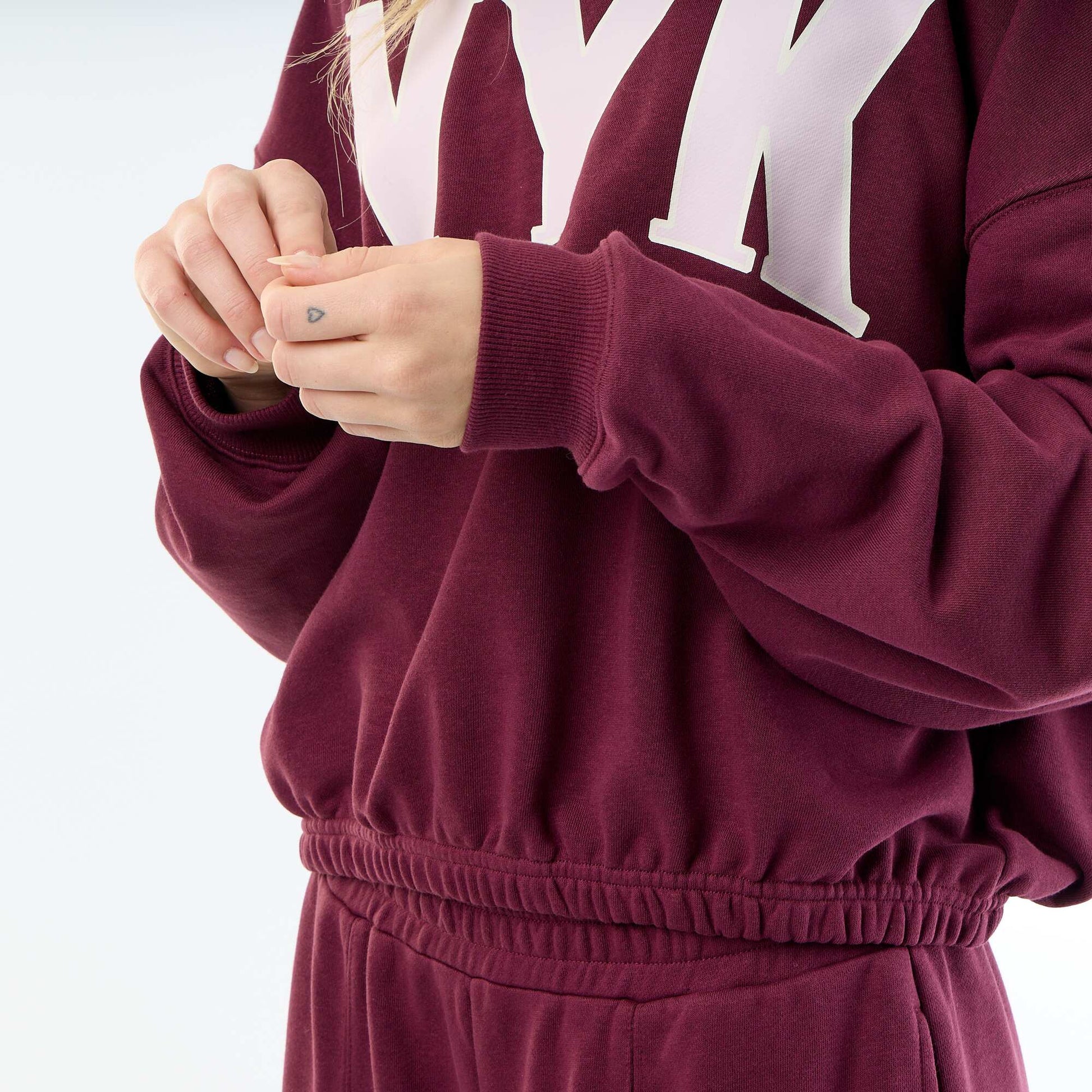 Crop top sweatshirt PURPLE